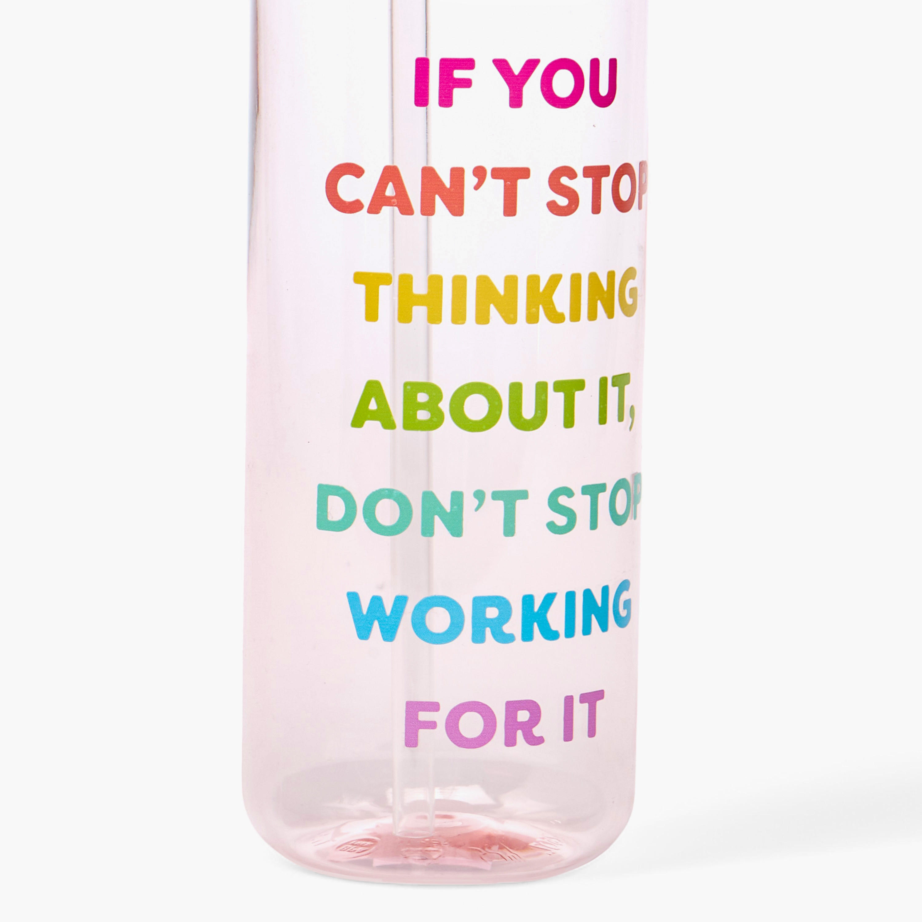 Slogan Print Sipper Water Bottle-school-waterbottles-image-5