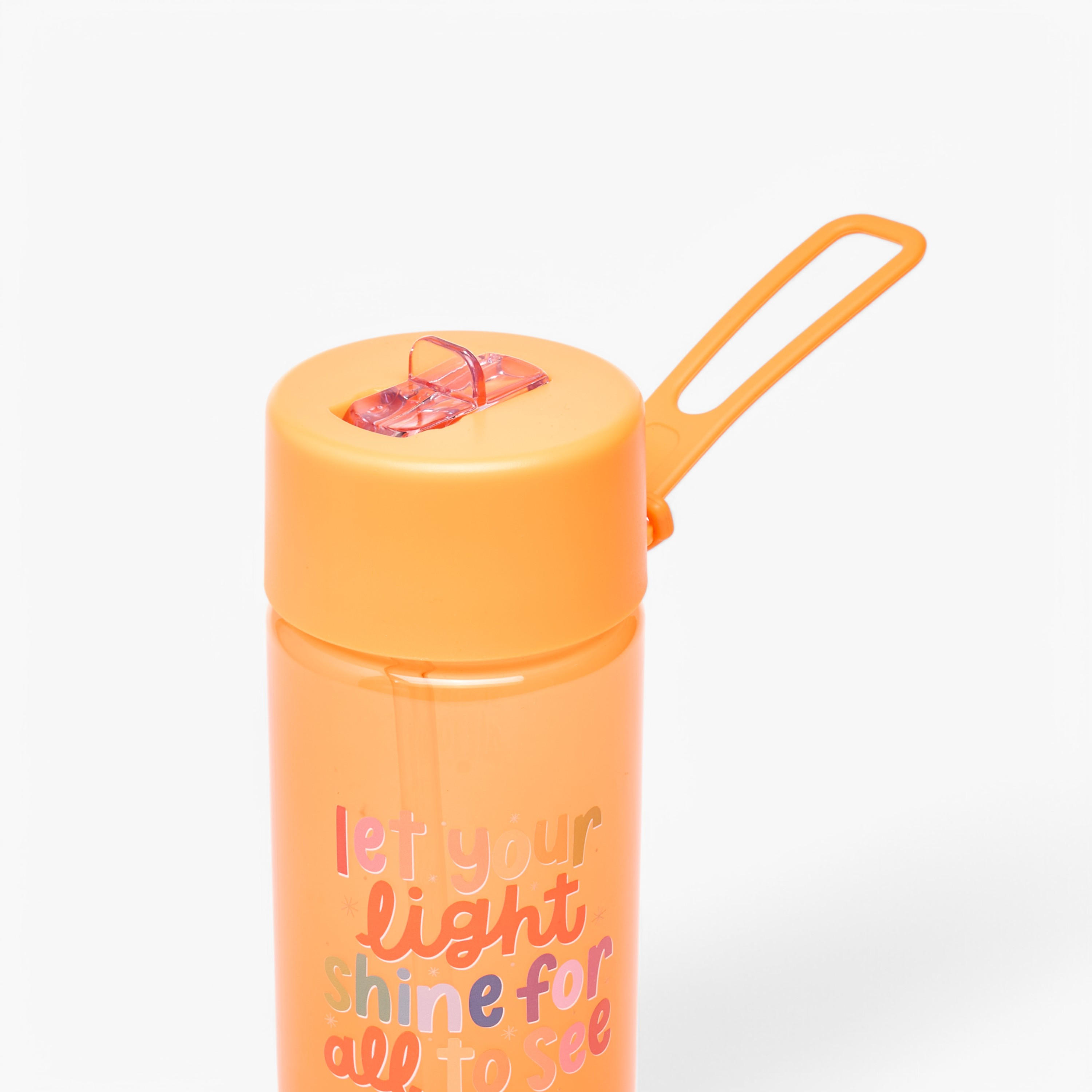 Slogan Print Sipper Water Bottle-school-waterbottles-image-3