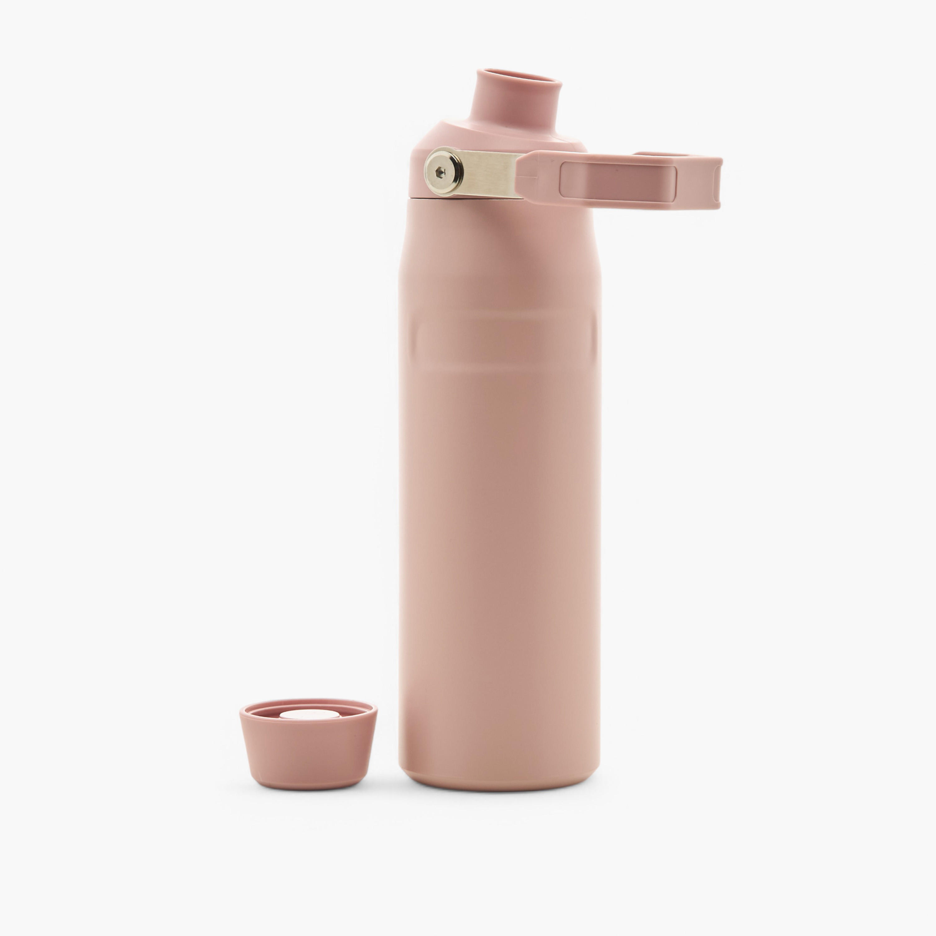 Solid Double Wall Stainless Steel Vaccum Bottle with Handle - 750 ml-school-waterbottles-image-2