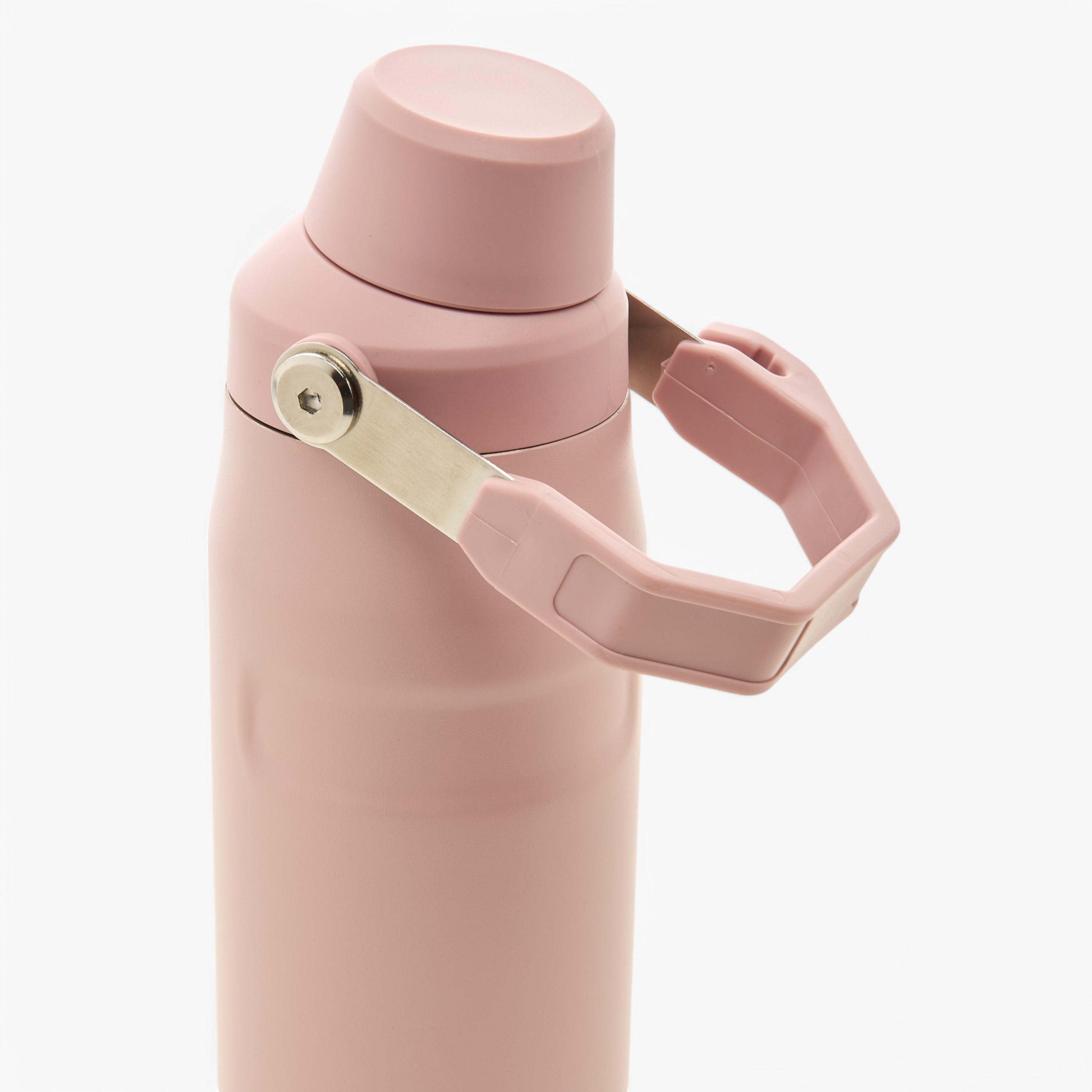 Solid Double Wall Stainless Steel Vaccum Bottle with Handle - 750 ml-school-waterbottles-image-3