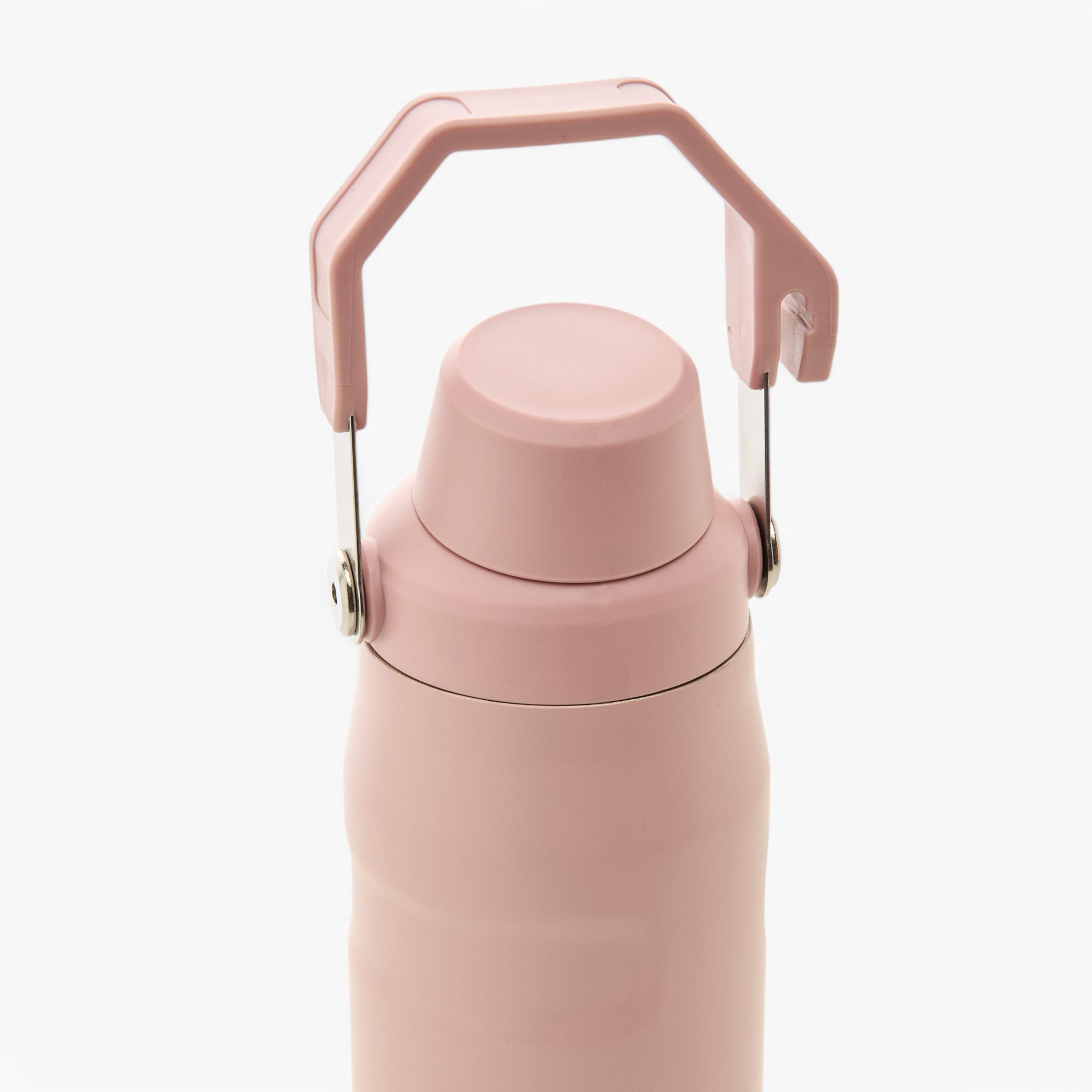 Solid Double Wall Stainless Steel Vaccum Bottle with Handle - 750 ml-school-waterbottles-image-4