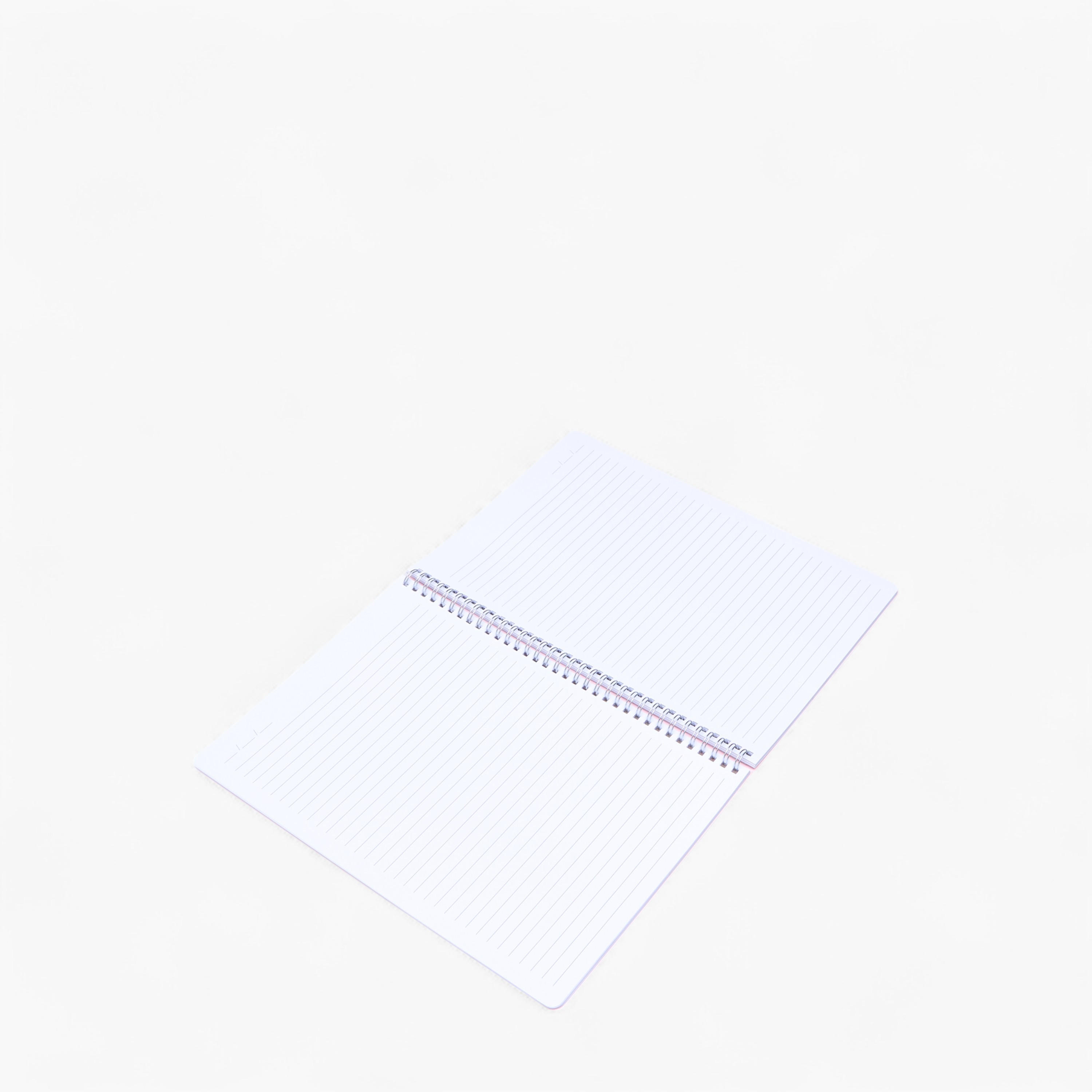 Floral Print 60-Sheet Ruled Sprial A4 Notebook-school-stationery-notebooks-image-4