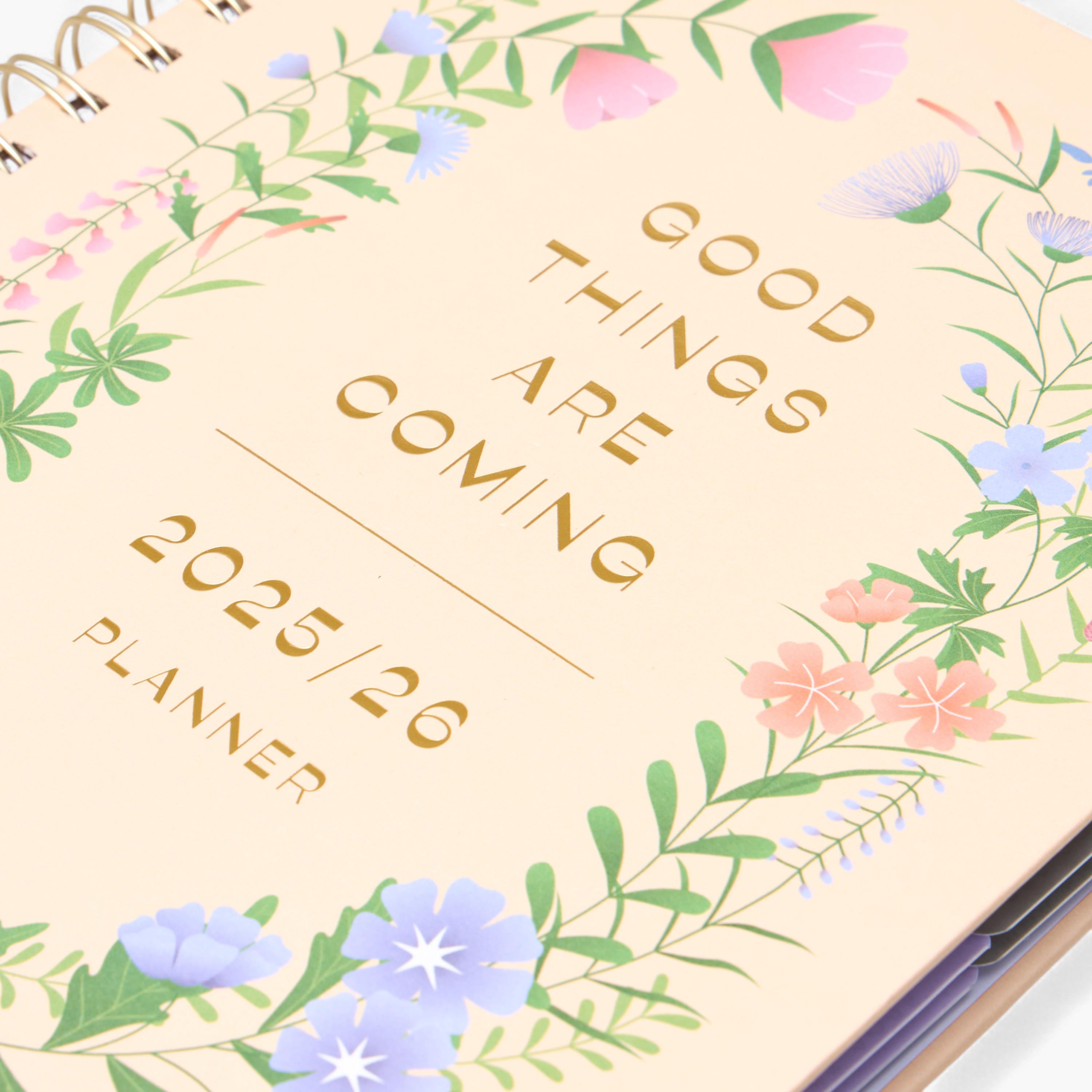 Slogan Print 18-Month Hardcover Agenda Planner-school-stationery-notebooks-image-4