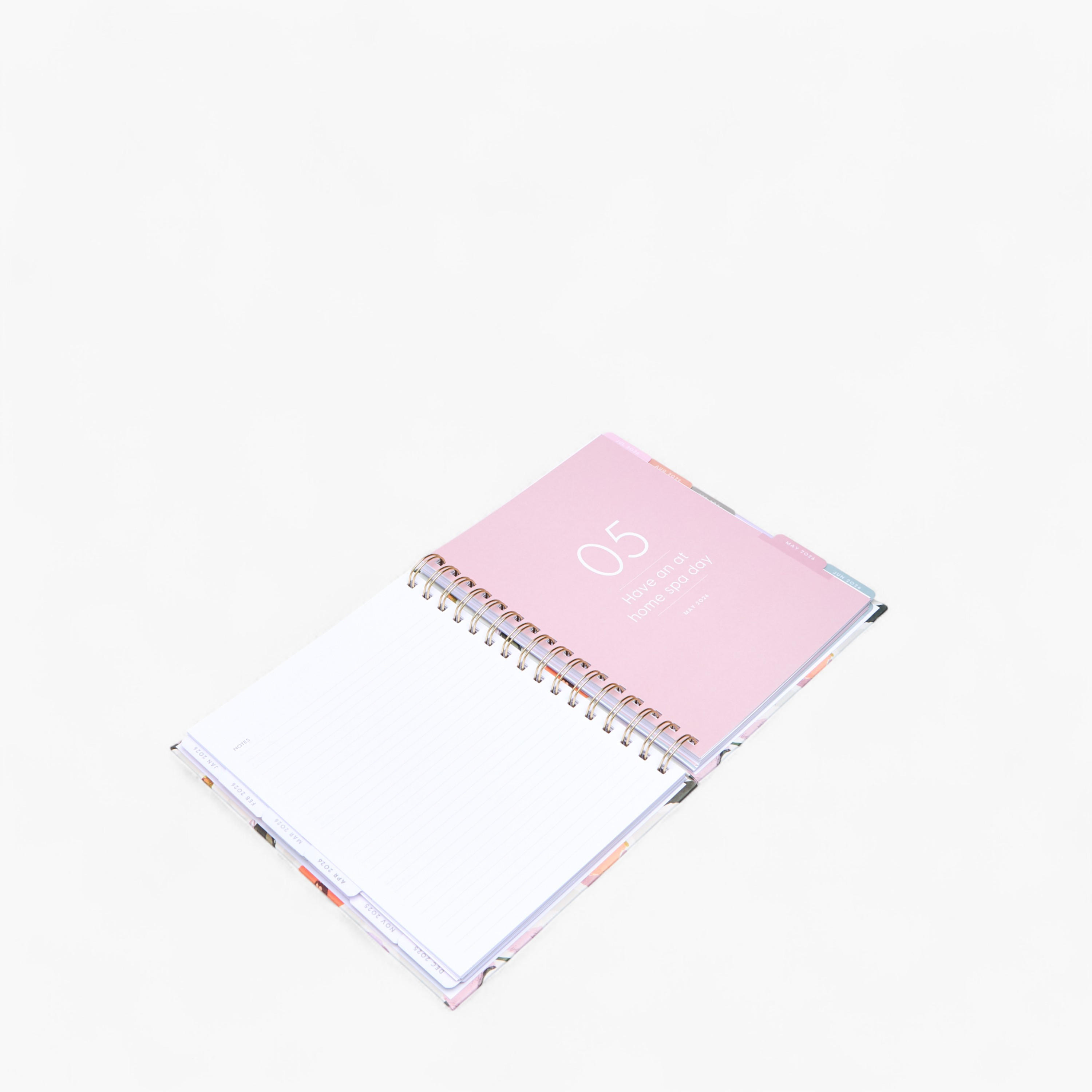 Floral Print 18-Month Hardcover Agenda Planner-school-stationery-notebooks-image-5