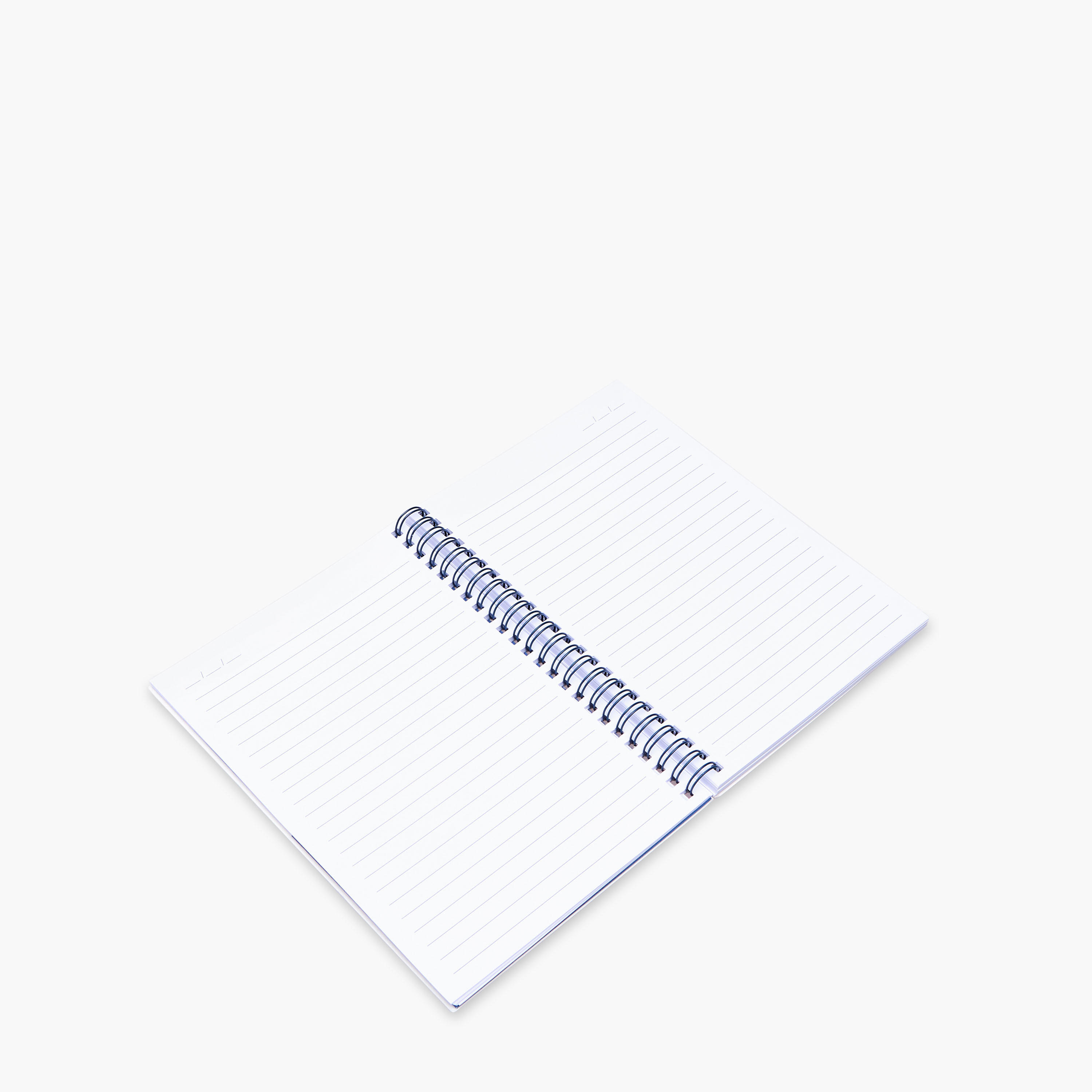 Floral Print A5 Ruled Spiral Notebook-school-stationery-notebooks-image-3