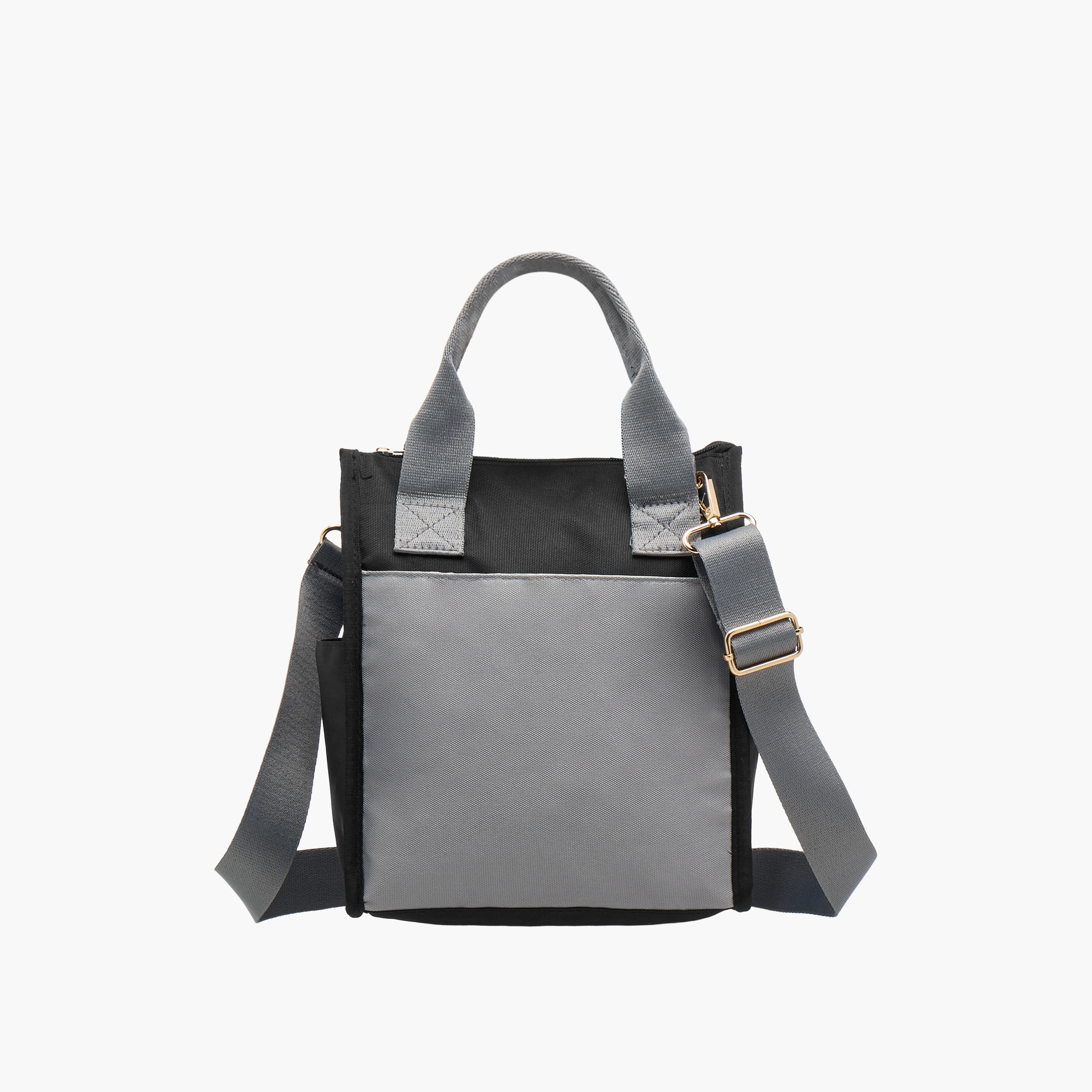 Colourblock Lunch Bag with Double Handles-school-lunchessentials-lunchbags-image-1