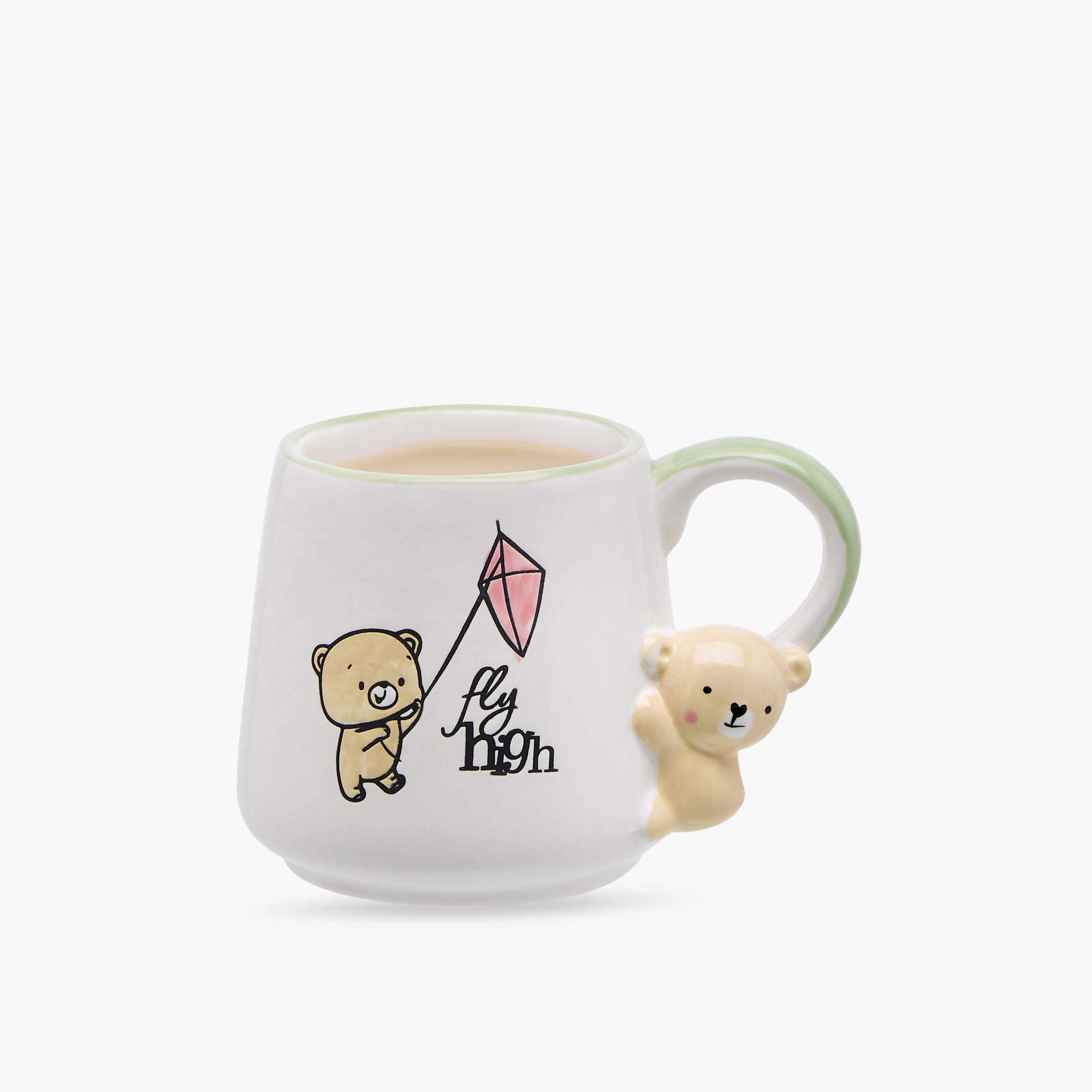 Bear Print Ceramic Mug with Handle - 458 ml-household-dining-teaandcoffee-mugsandcups-image-1