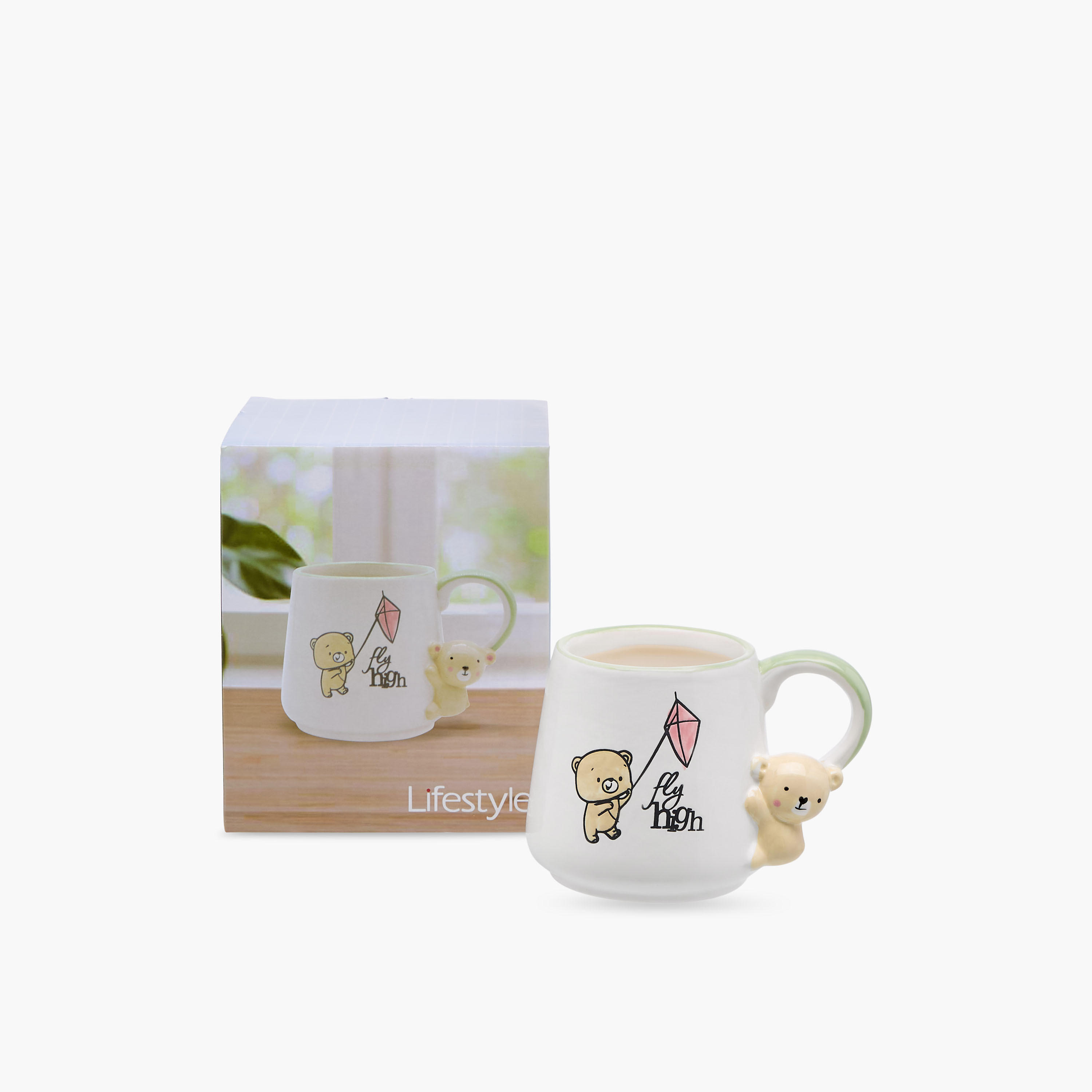 Bear Print Ceramic Mug with Handle - 458 ml-household-dining-teaandcoffee-mugsandcups-image-2