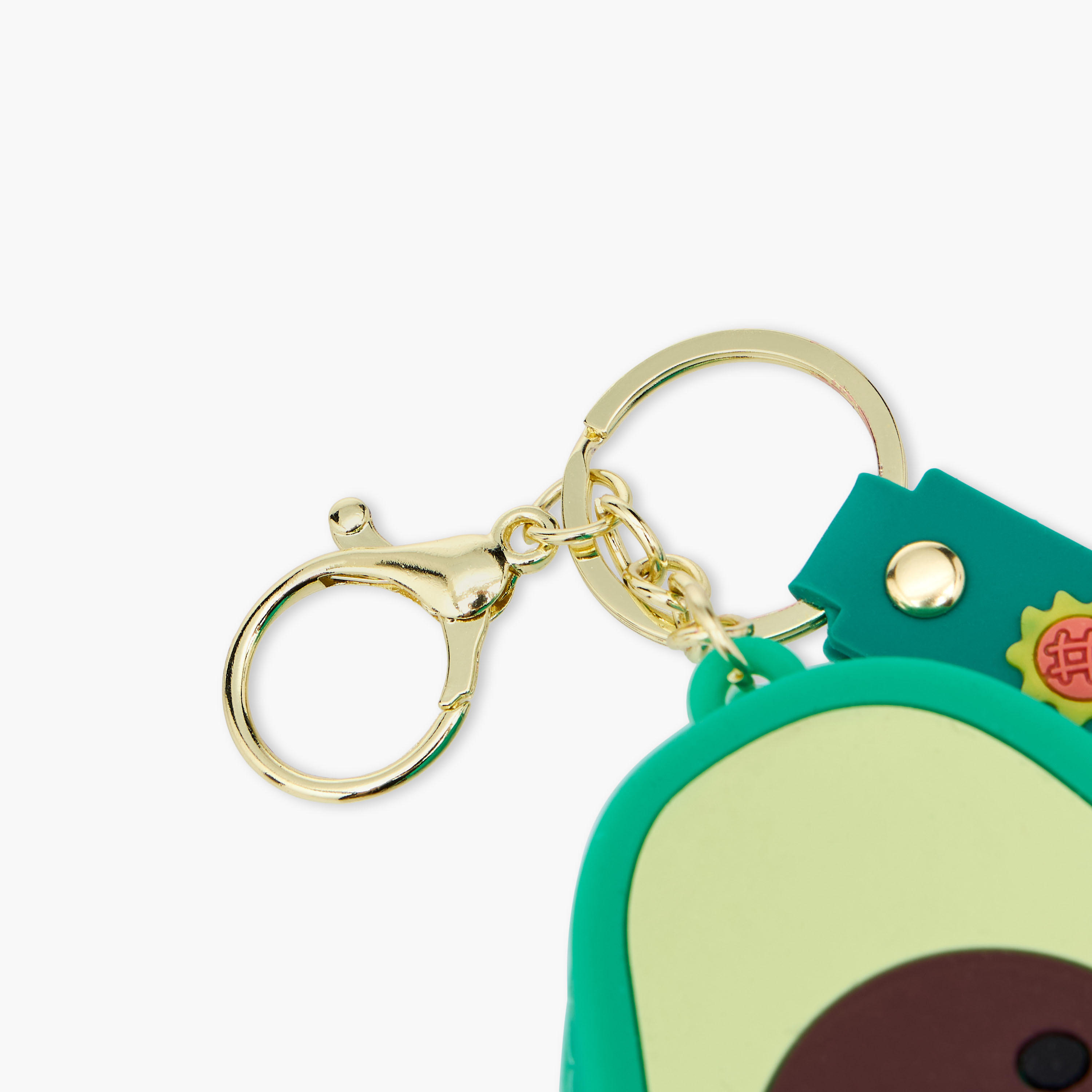 Avocado Accent Keychain with Lobster Hook-girls-accessories-keyringsandbagcharms-image-4