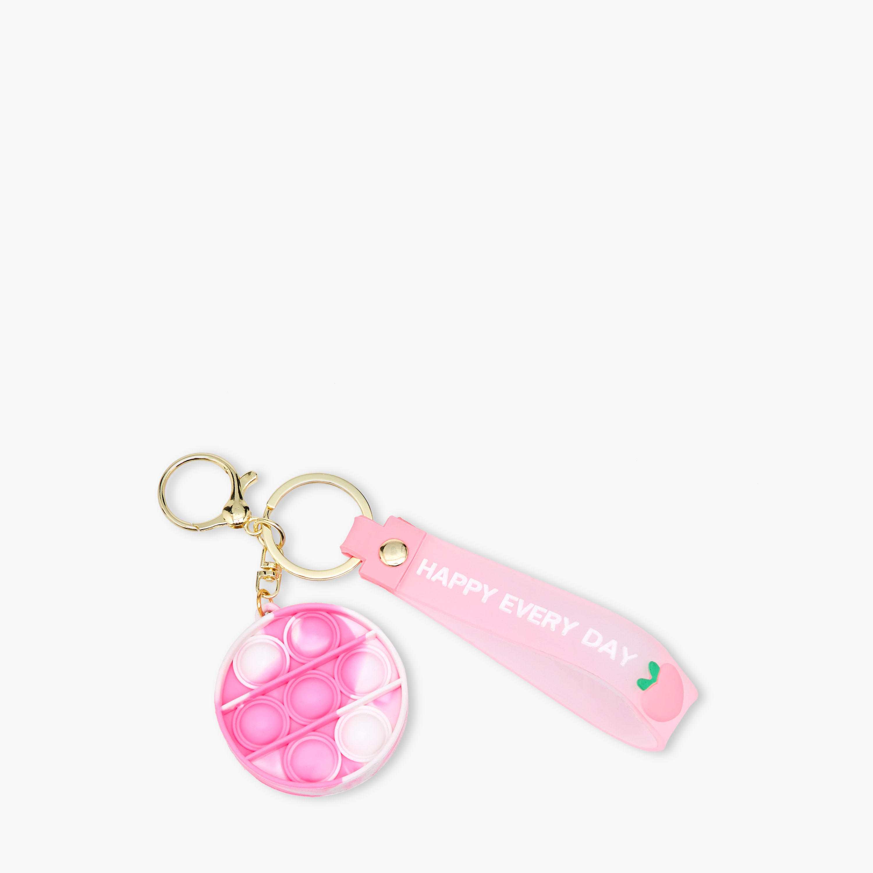 Pop It Fidget Toy Accent Keychain with Lobster Hook-girls-accessories-keyringsandbagcharms-image-1