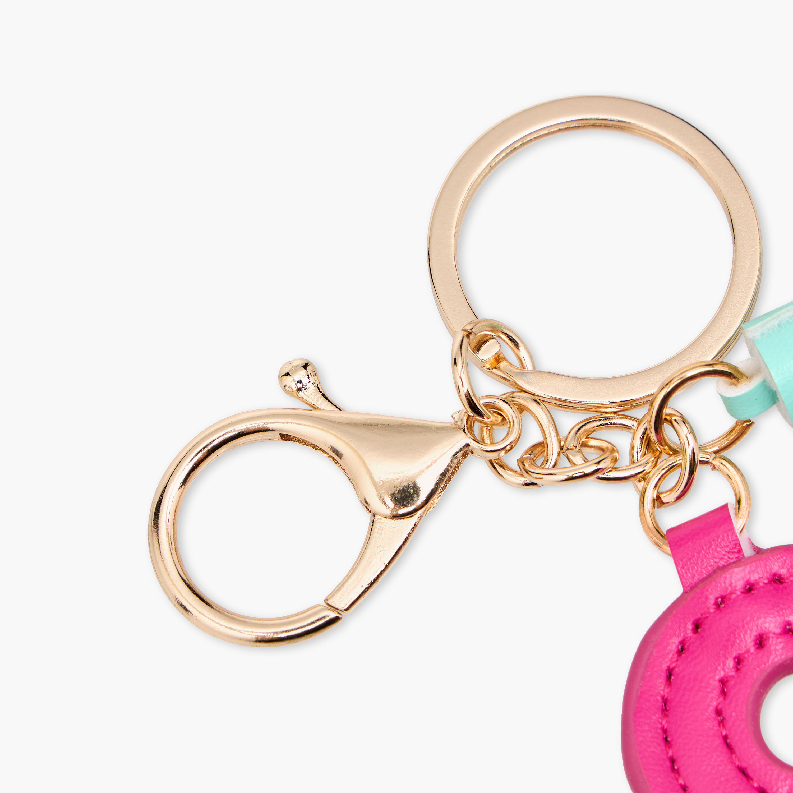 سلسلة مفاتيح مزينة مع خطاف لوبستر ودلاية شرابة-girls-accessories-keyringsandbagcharms-image-4