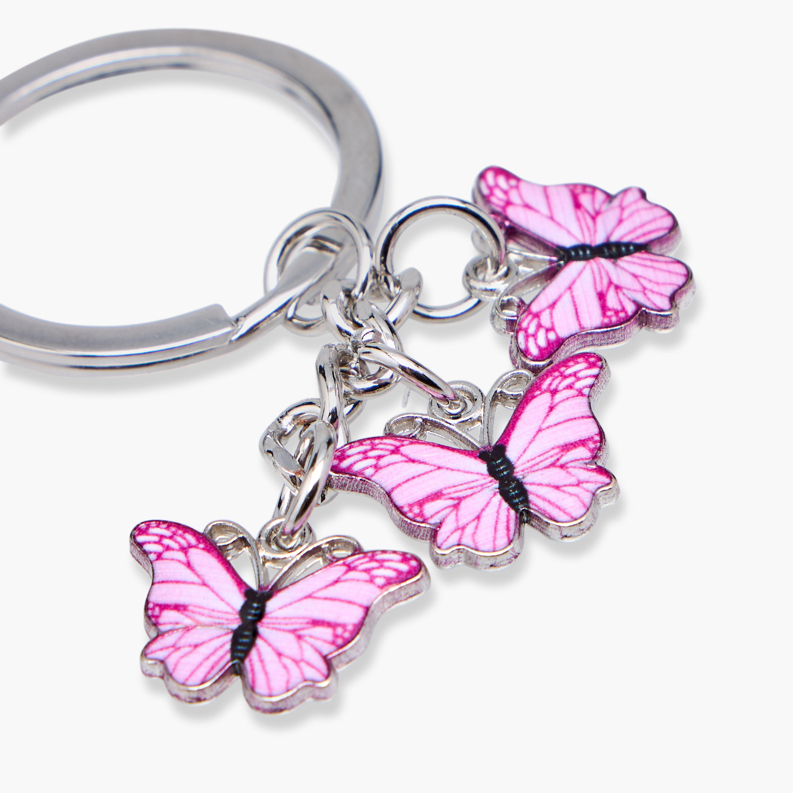 Butterfly Accent Keyring-girls-accessories-keyringsandbagcharms-image-3