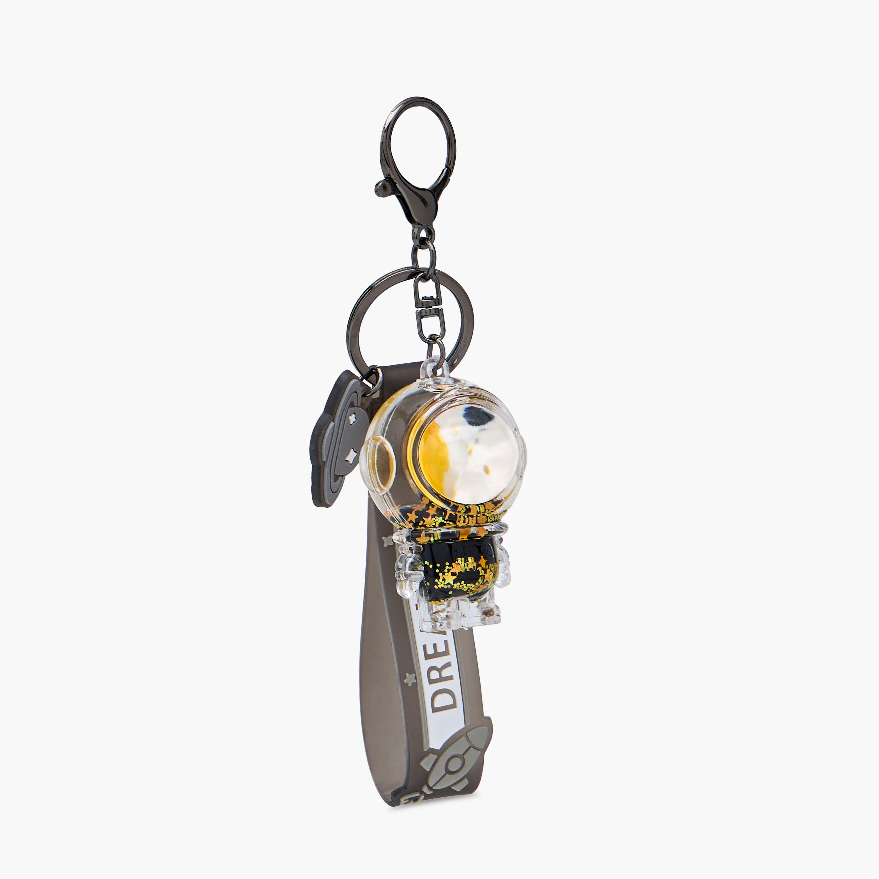 Panda Textured Charm Keyring with Strap and Lobster Hook-girls-accessories-keyringsandbagcharms-image-1