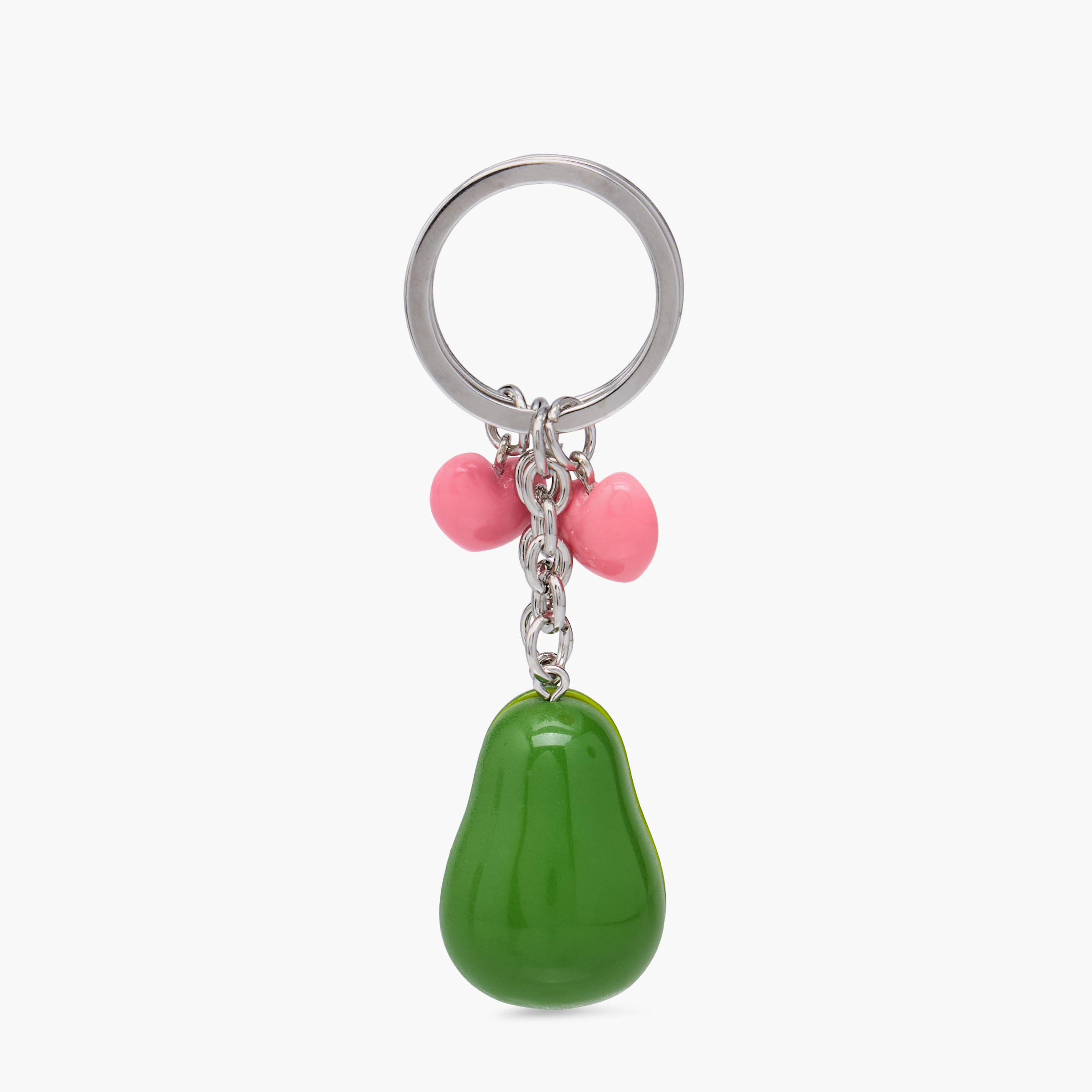 سلسلة مفاتيح مغناطيسية بتصميم أفوكادو - طقم من قطعتين-girls-accessories-keyringsandbagcharms-image-1