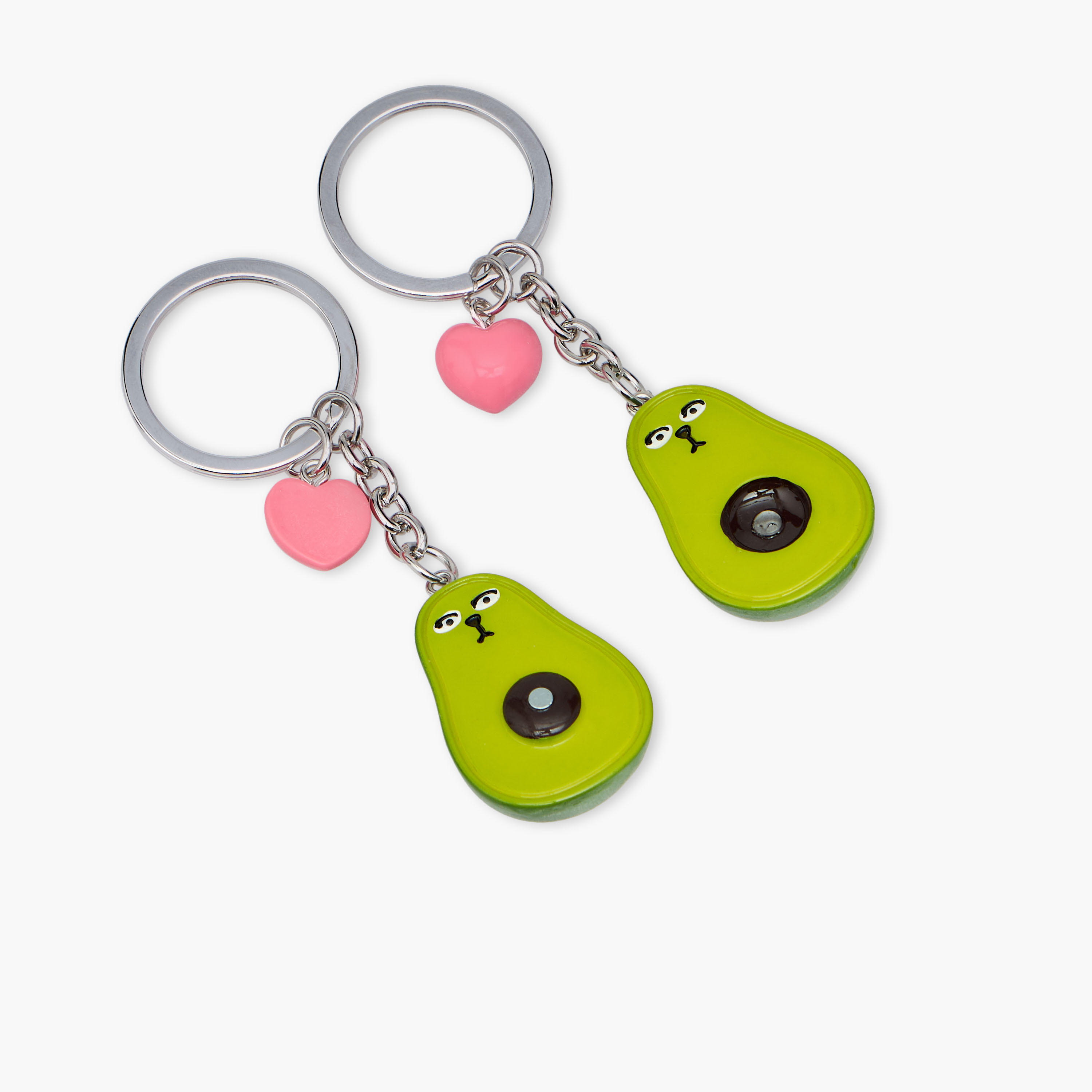 سلسلة مفاتيح مغناطيسية بتصميم أفوكادو - طقم من قطعتين-girls-accessories-keyringsandbagcharms-image-4