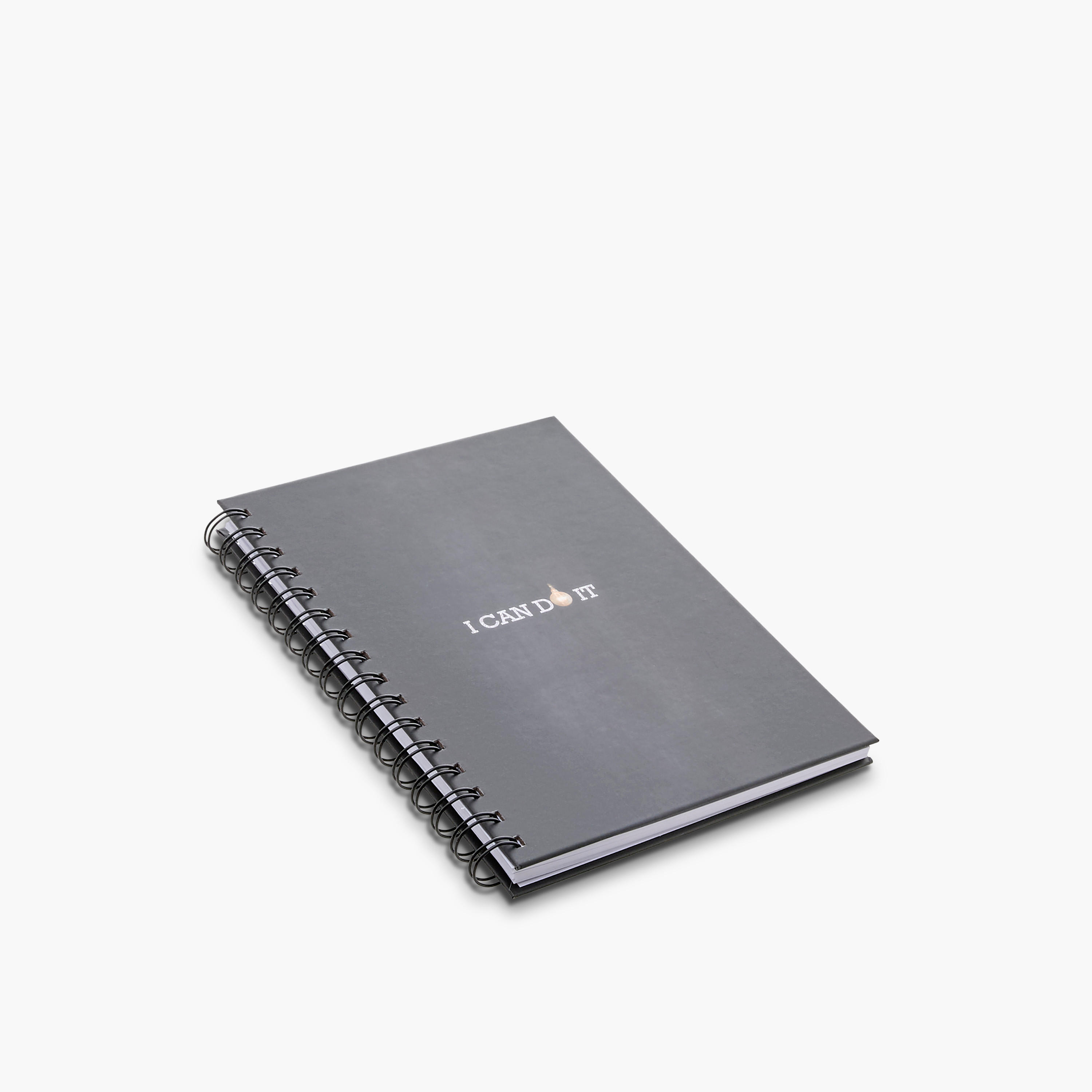 Slogan Print A5 Hardbound Spiral Notebook-school-stationery-notebooks-image-2