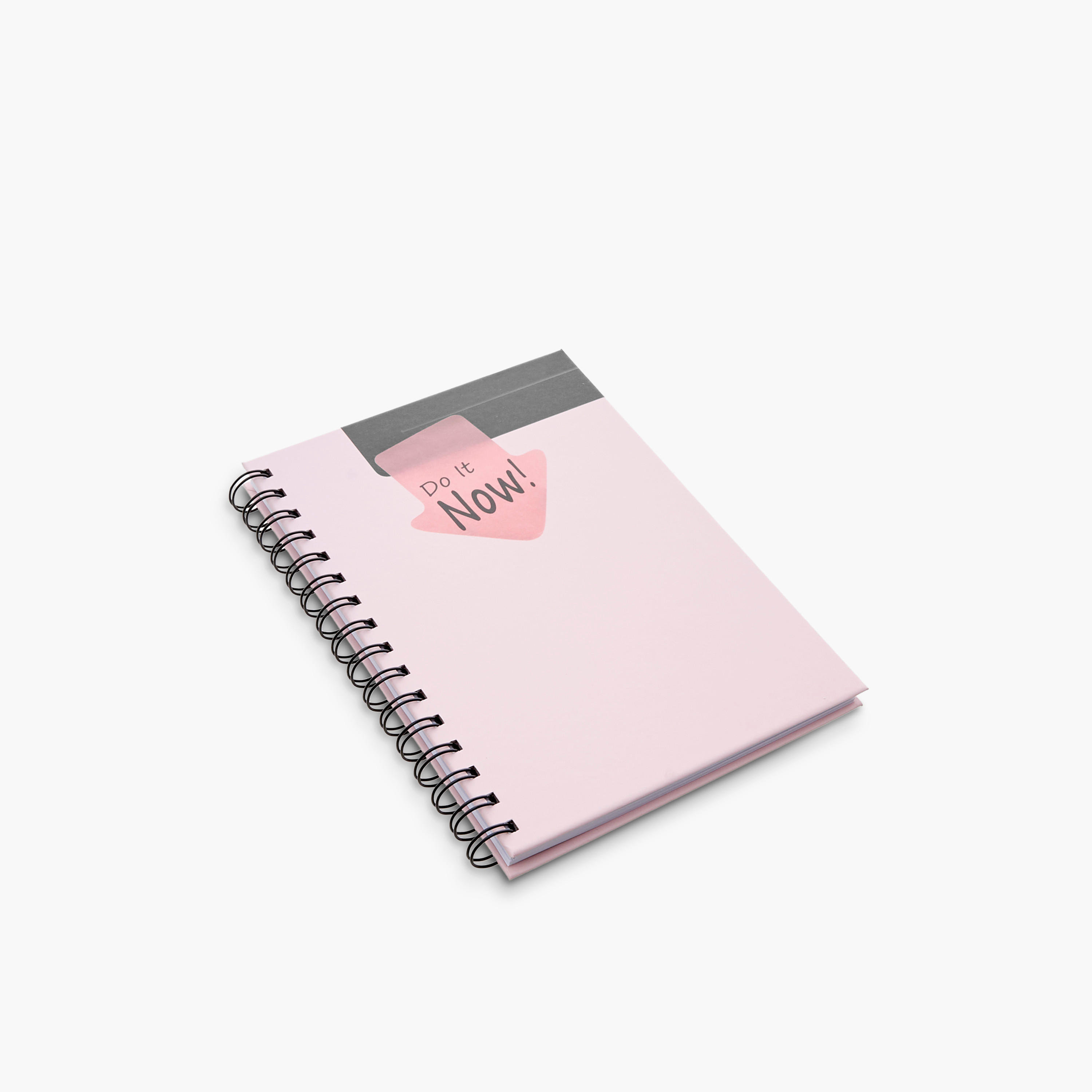 Slogan Print A5 Hardbound Spiral Notebook-school-stationery-notebooks-image-2