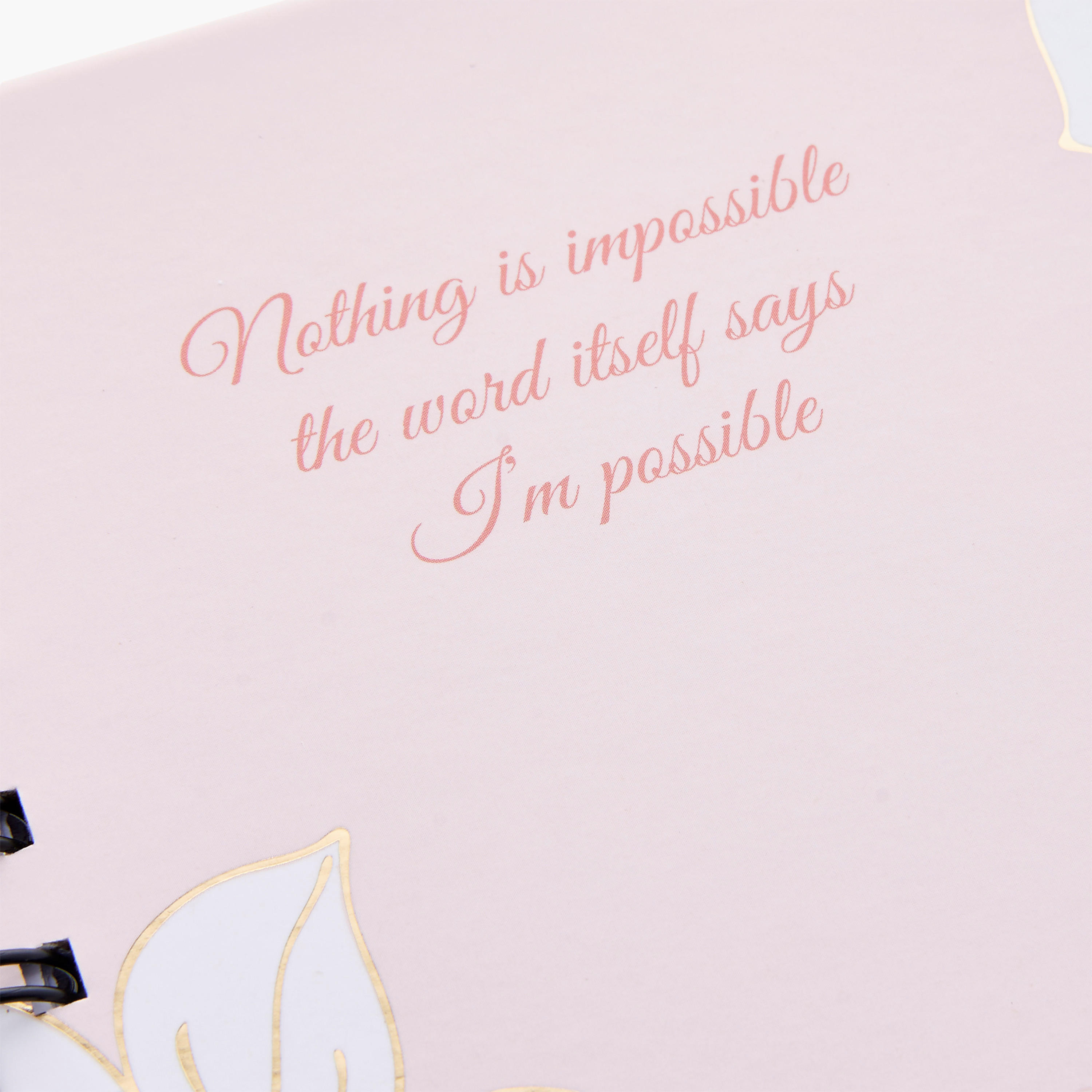 Slogan Print A5 Hardbound Spiral Notebook-school-stationery-notebooks-image-4