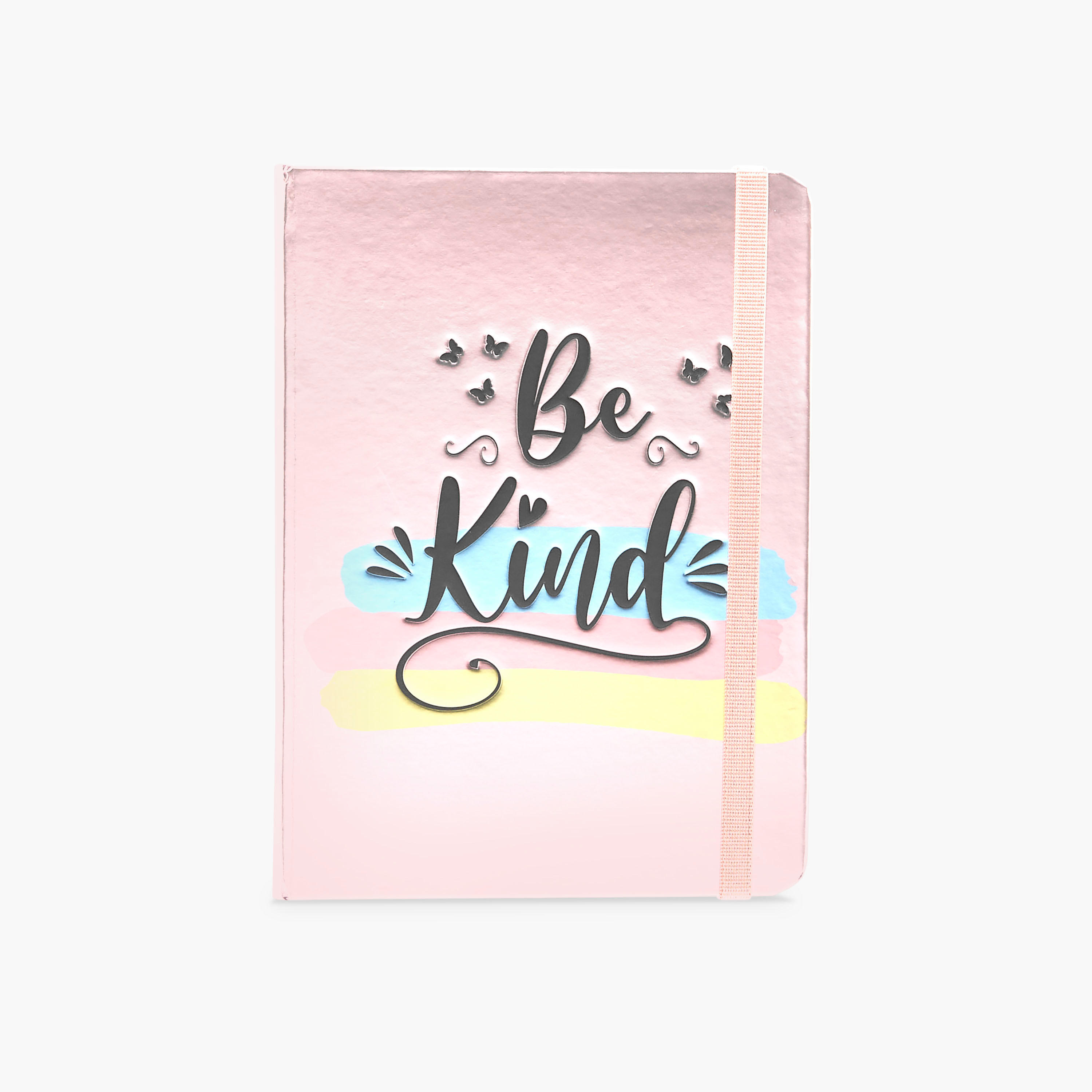 Slogan Embossed A5 Hardbound Ruled Notebook-school-stationery-notebooks-image-1