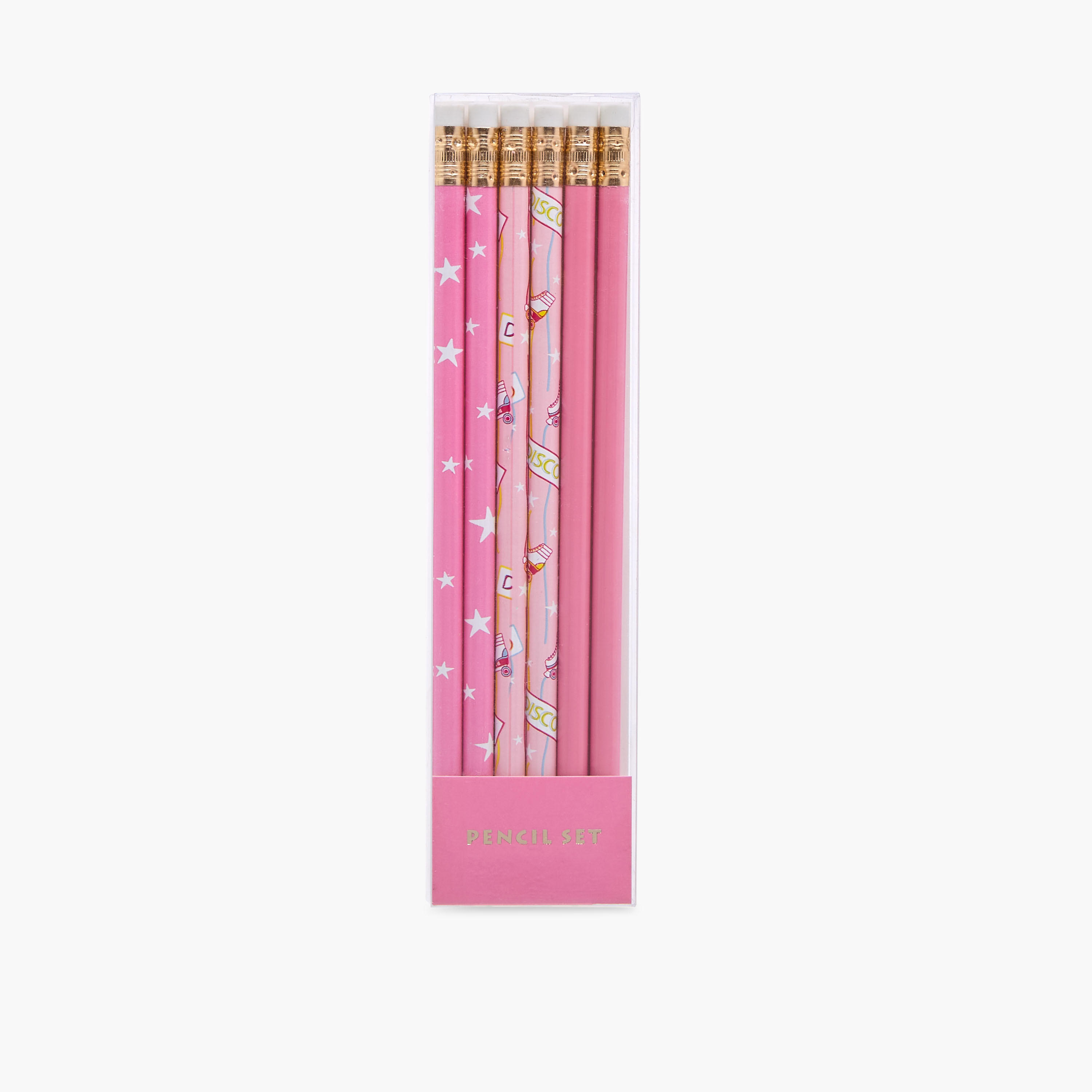 Assorted Wooden Pencil - Set of 6-school-stationery-pensandpencils-image-2
