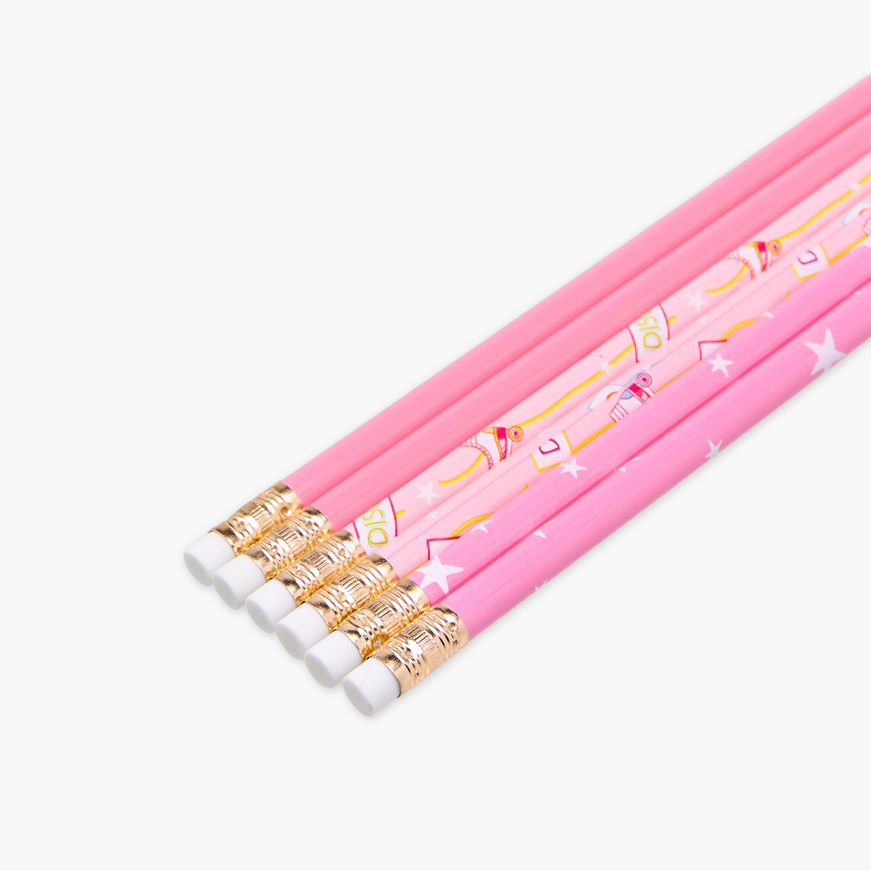 Assorted Wooden Pencil - Set of 6-school-stationery-pensandpencils-image-4