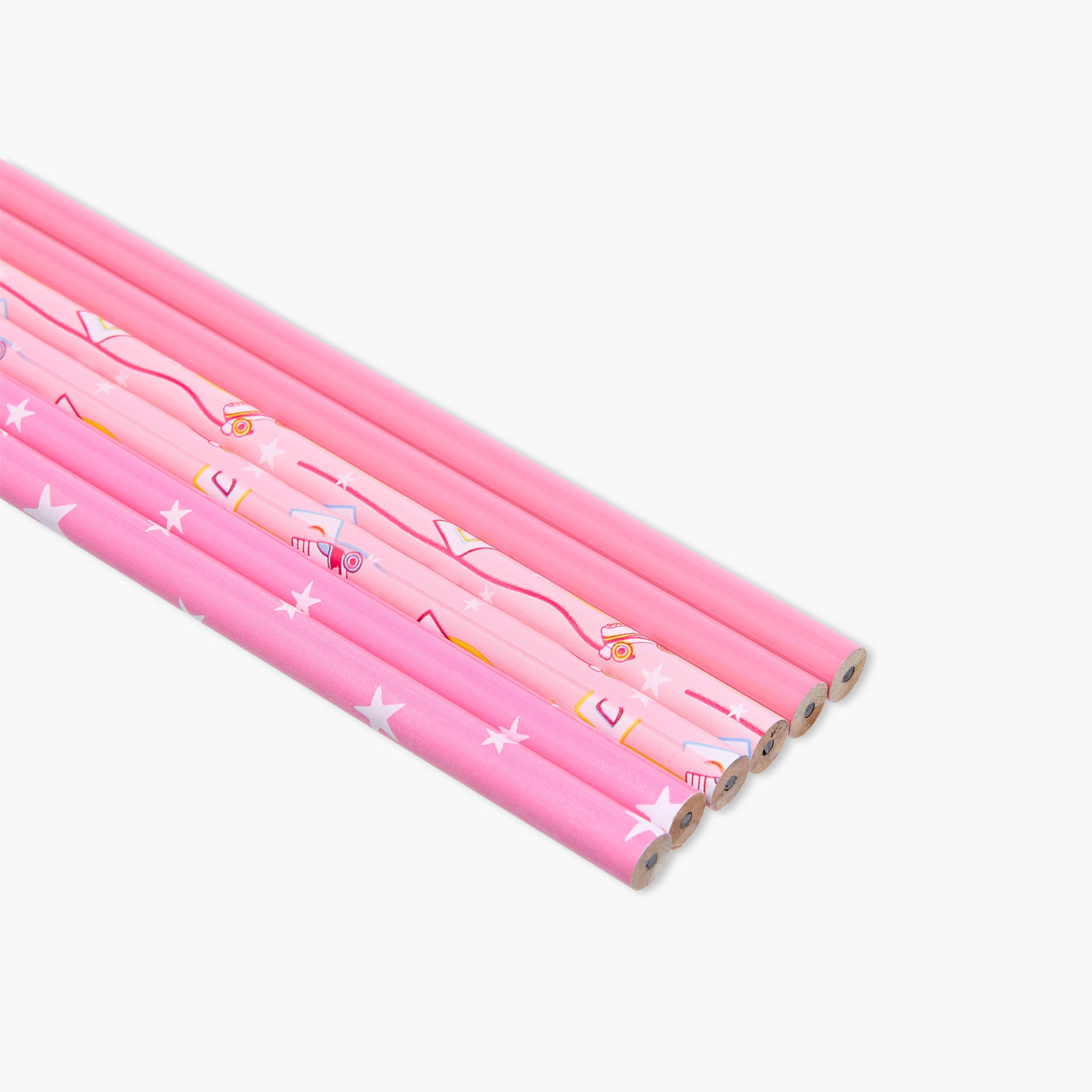 Assorted Wooden Pencil - Set of 6-school-stationery-pensandpencils-image-5