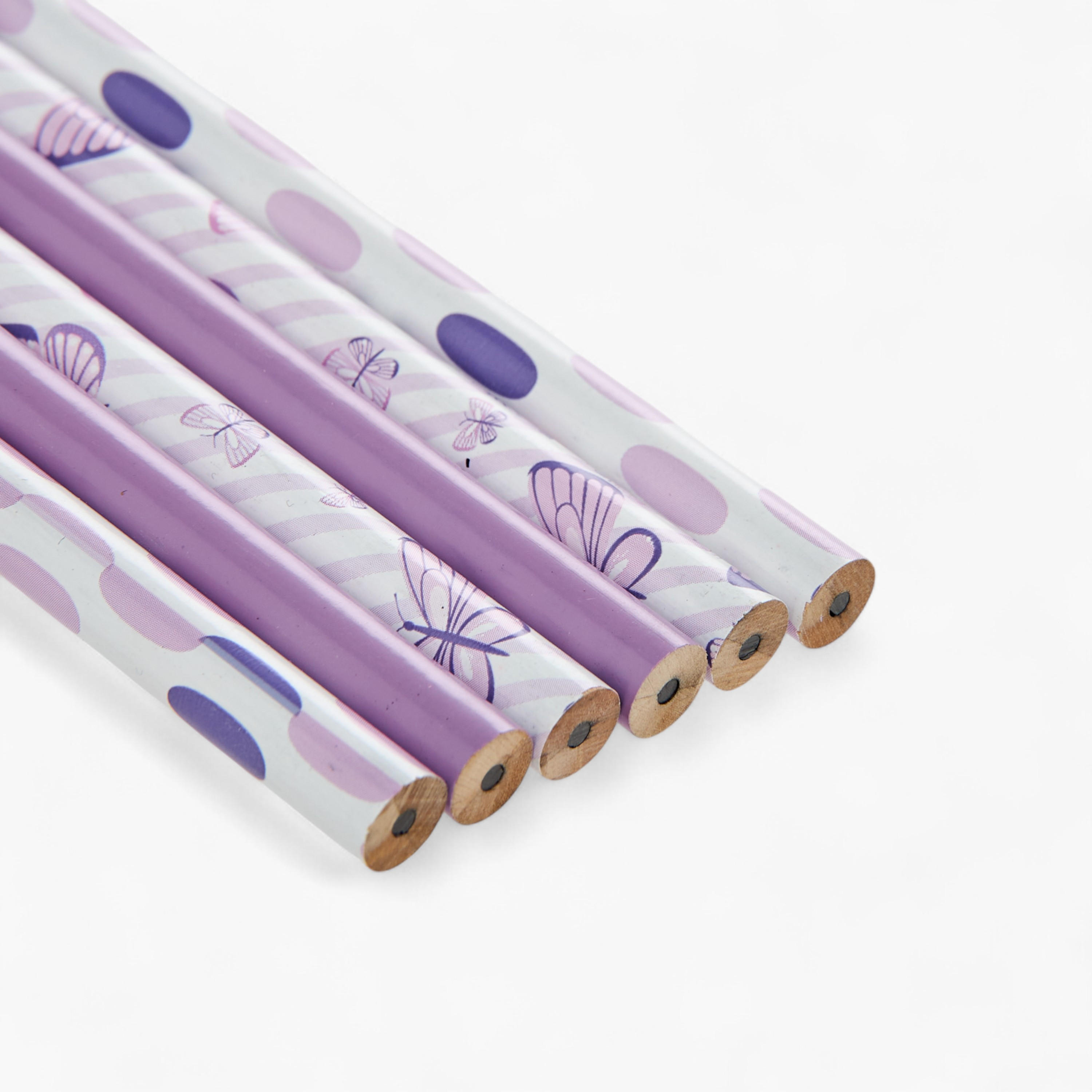 Assorted 6-Piece Wooden Pencil Set-school-stationery-pensandpencils-image-4