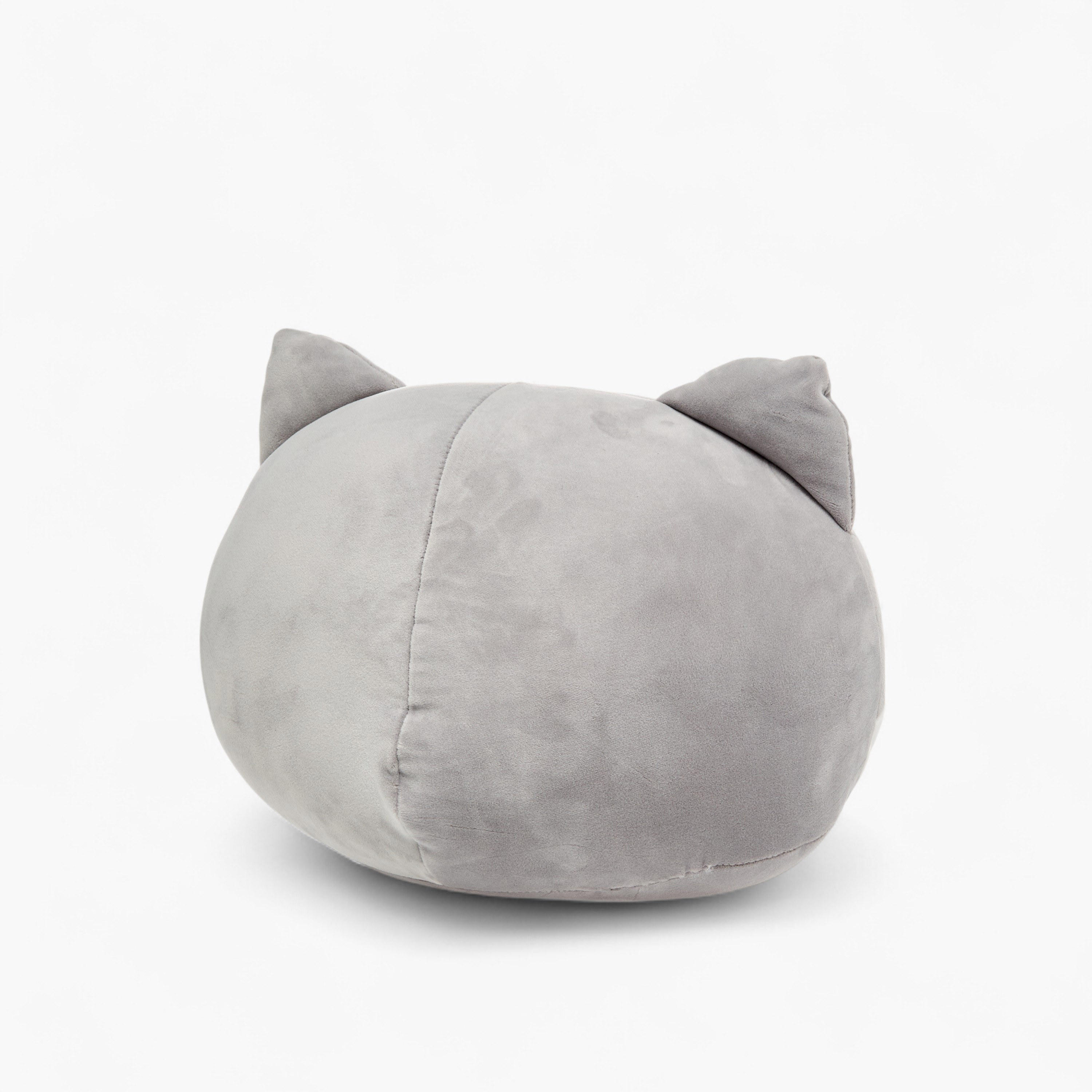 Cat Face Decorative Cushion - 30 cms-household-cushionsandthrows-filledcushions-decorativecushions-image-5