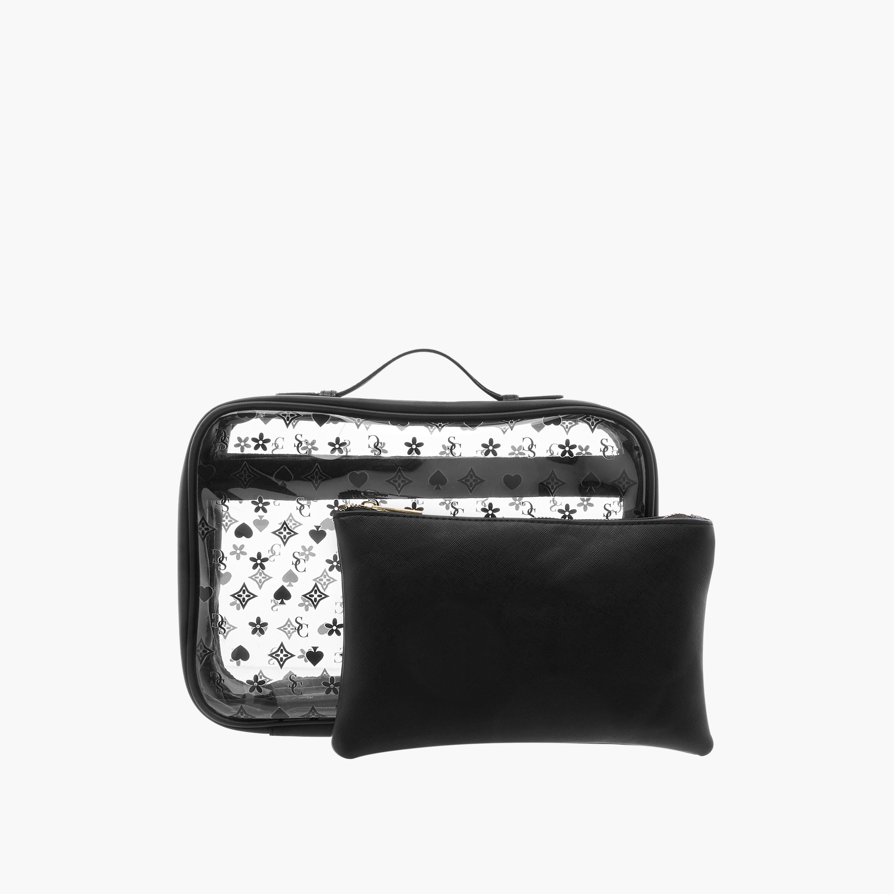 Printed Beauty Pouch with Zip Closure - Set of 2-beautyandpersonalcare-makeup-brushesandaccessories-makeuppouches-image-1