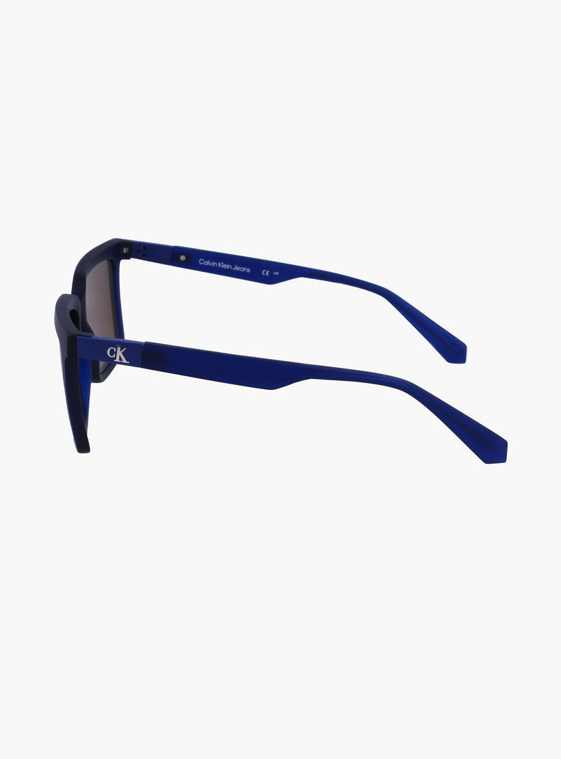 كالفن كلاين - نظارة شمسية - مربعة - رمادي - مقاس 55 ملم CKJ23659S-men-sunglasses-image-4