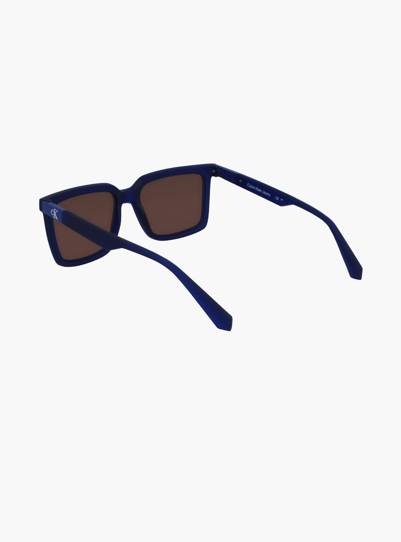 كالفن كلاين - نظارة شمسية - مربعة - رمادي - مقاس 55 ملم CKJ23659S-men-sunglasses-image-5