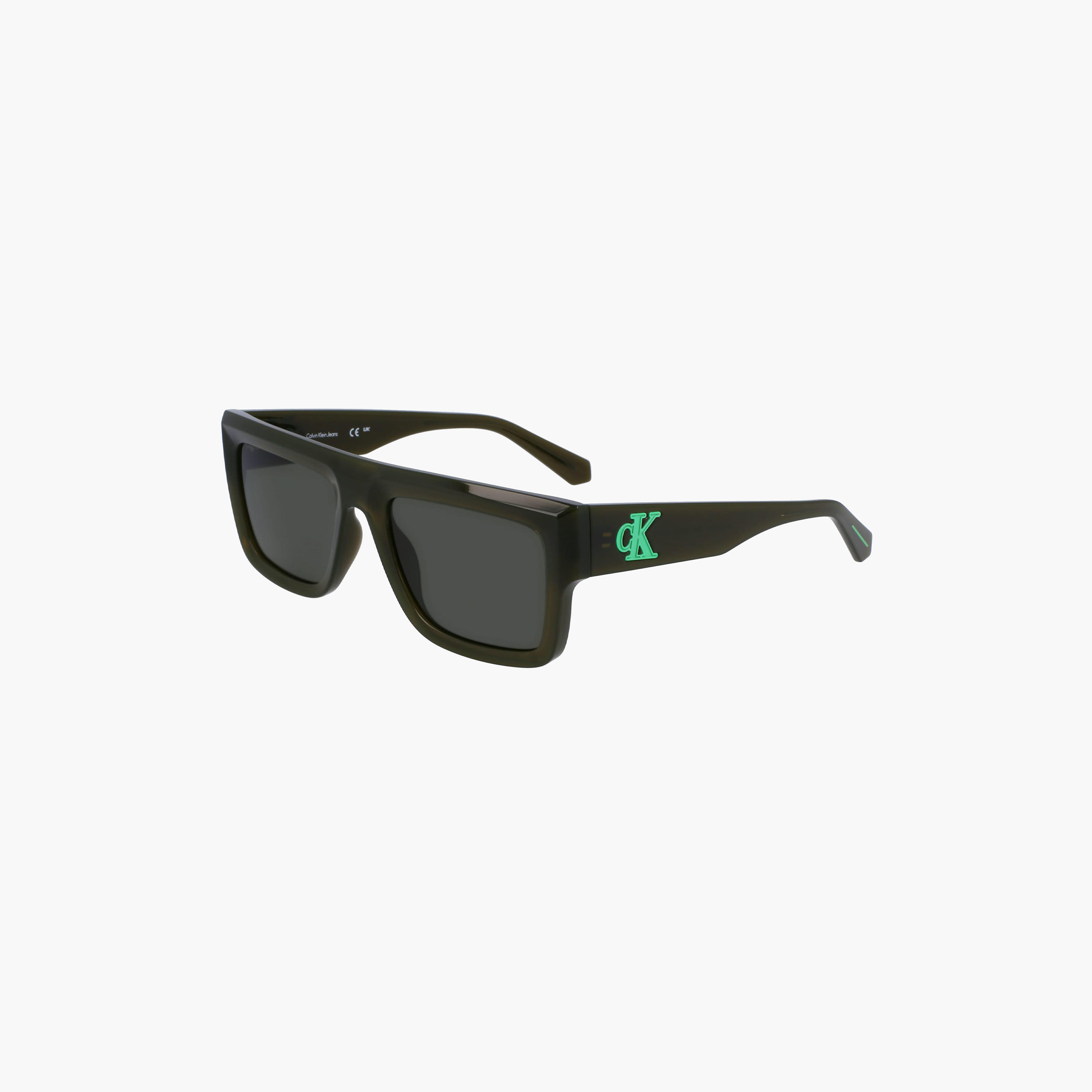 كالفن كلاين - نظارة شمسية -  مستطيلة - أخضر - مقاس 54 ملم CKJ23642S-men-sunglasses-image-1