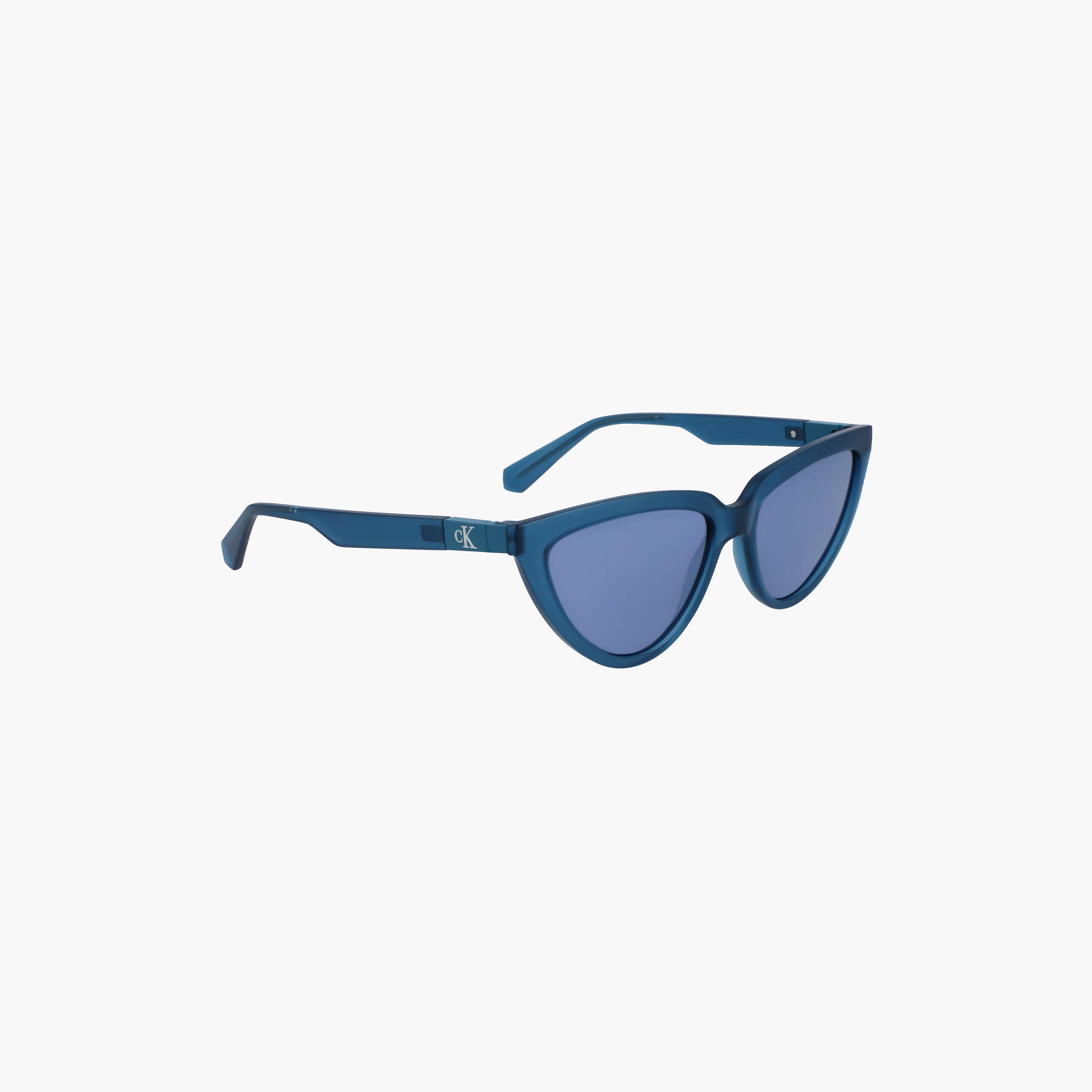كالفن كلاين - نظارة شمسية - شكل عين القطة - أزرق - مقاس 56 ملم CKJ23658S-women-sunglasses-image-2