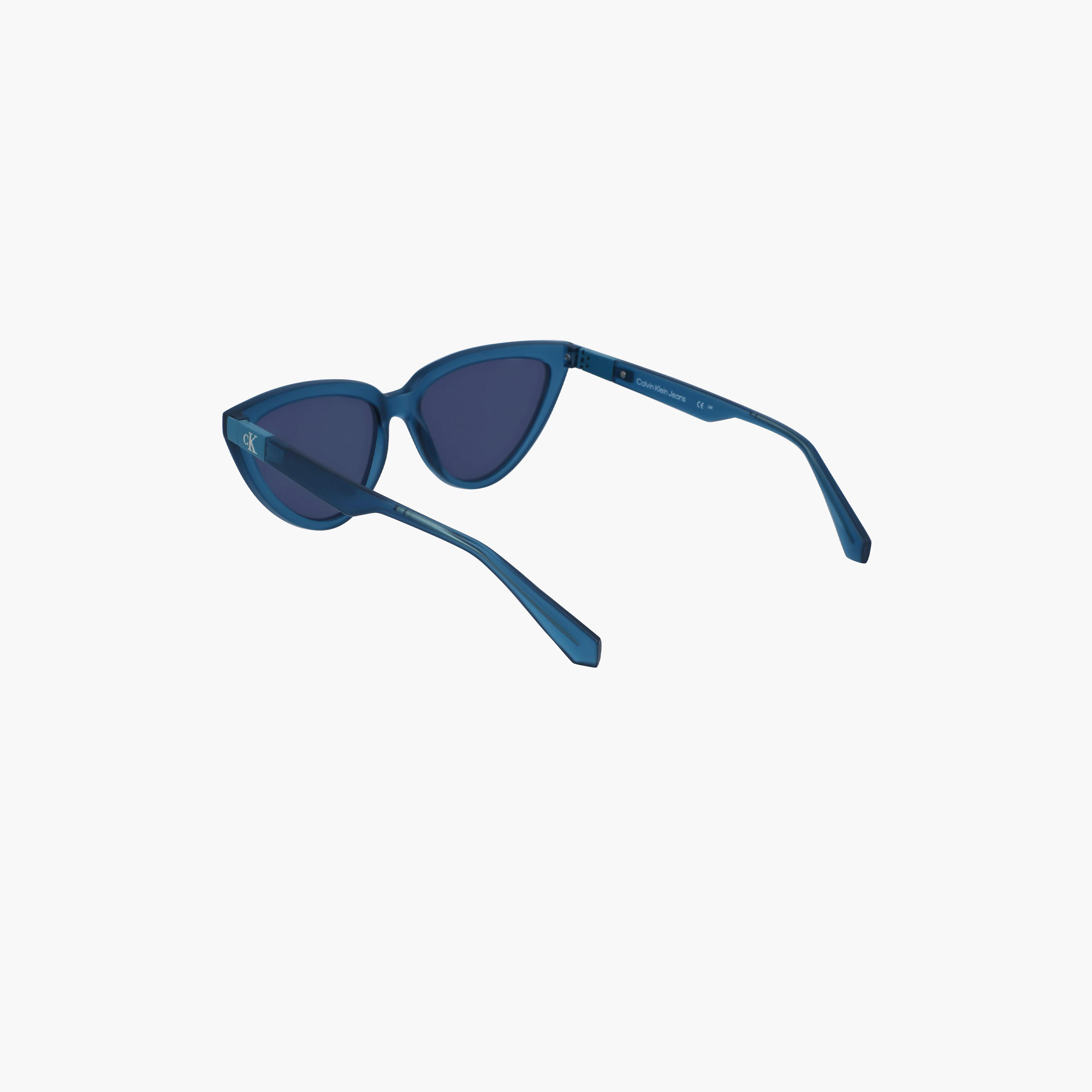 كالفن كلاين - نظارة شمسية - شكل عين القطة - أزرق - مقاس 56 ملم CKJ23658S-women-sunglasses-image-5