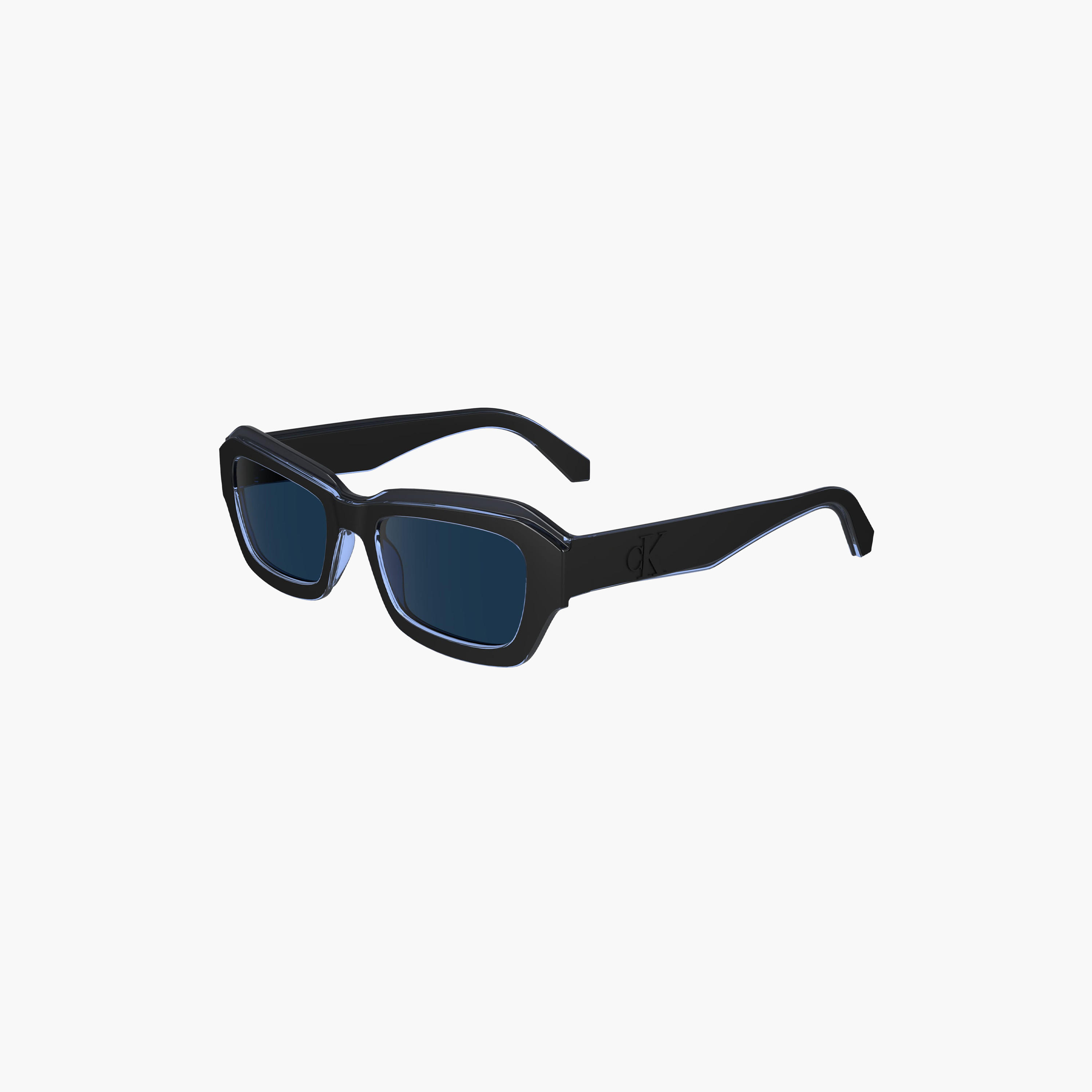 كالفن كلاين - نظارة شمسية -  مستطيلة - أسود - مقاس 52 ملم CKJ24608S-men-sunglasses-image-1