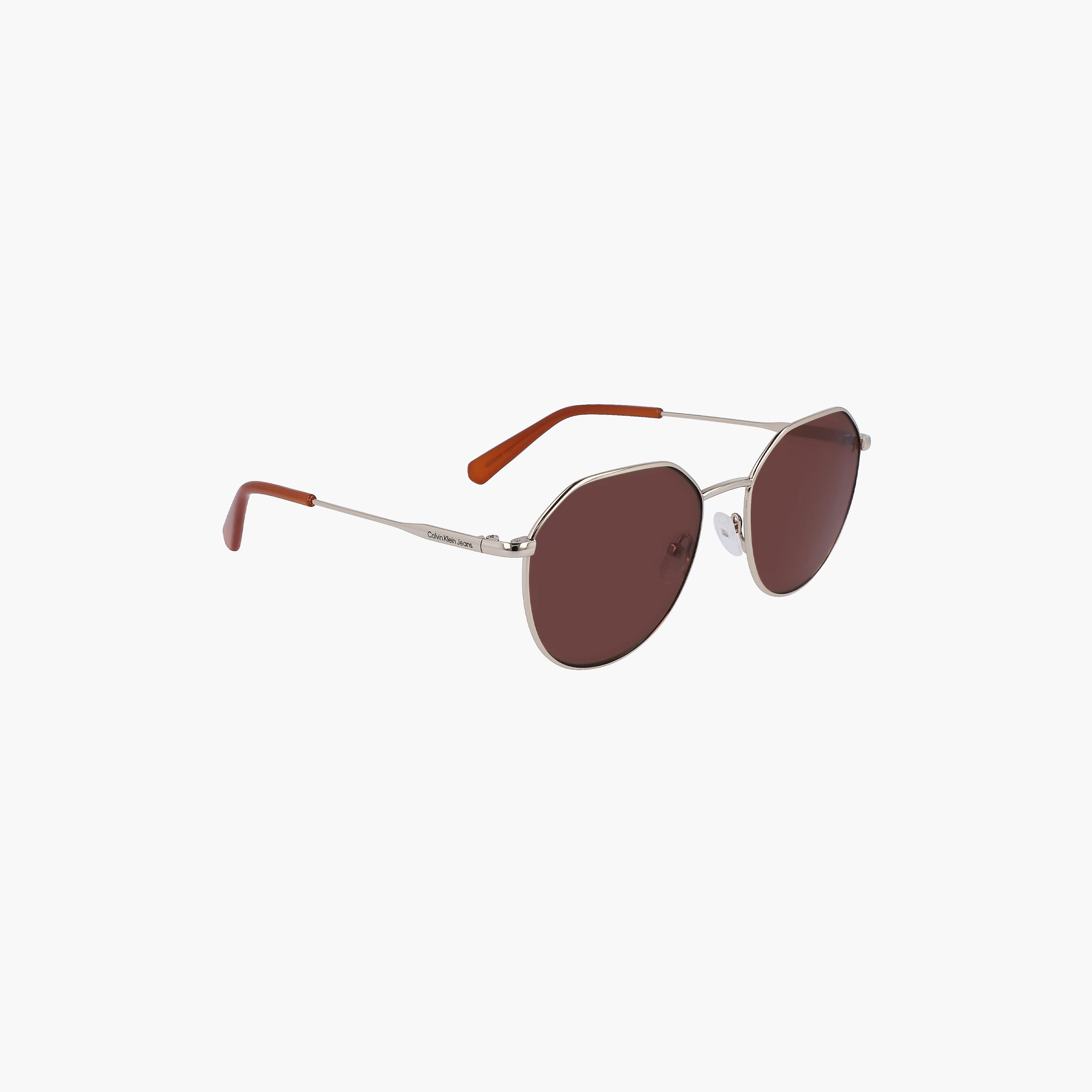 Calvin Klein 55MM Gold Round Sunglasses CKJ23201S-men-sunglasses-image-2