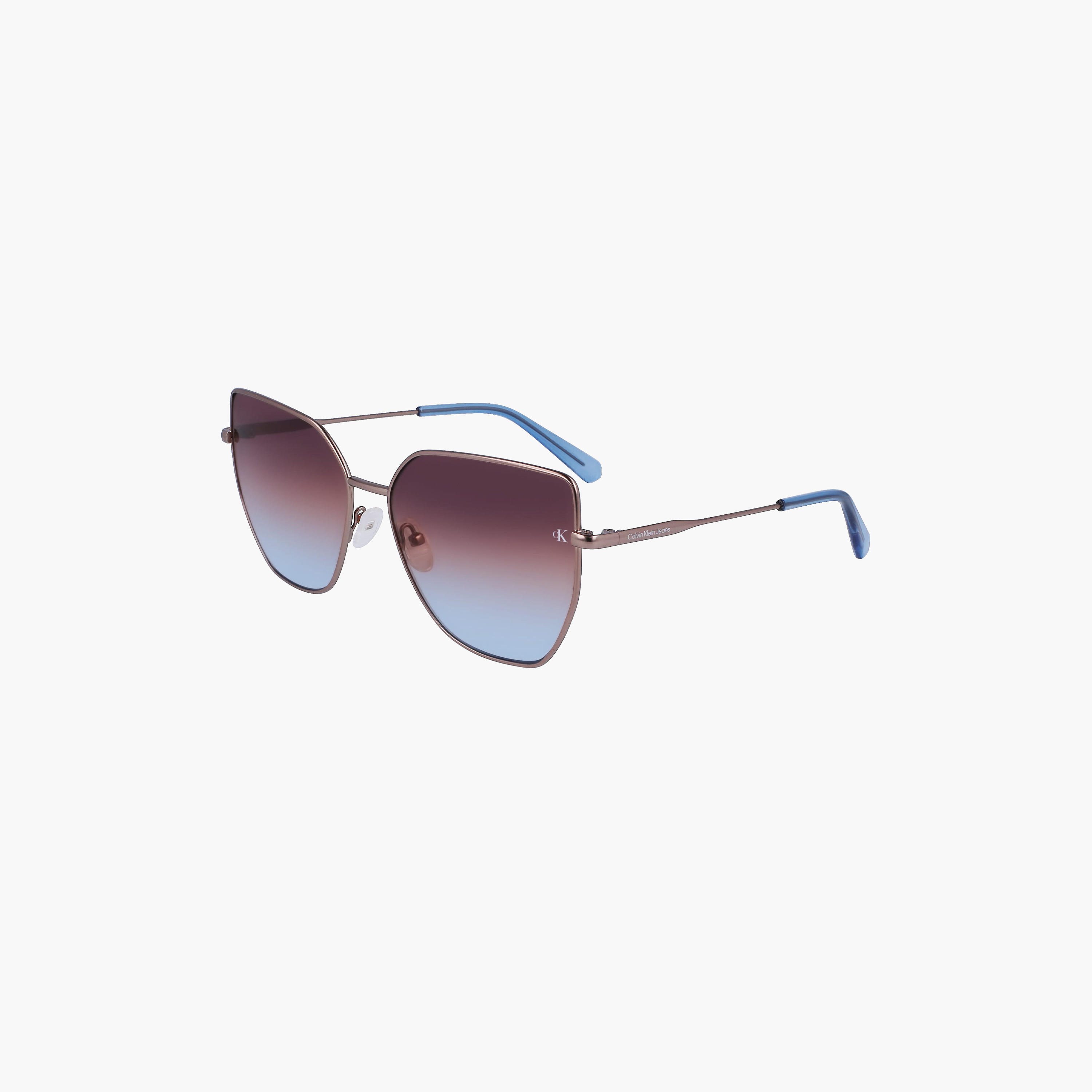 كالفن كلاين - نظارة شمسية -  شكل فراشة - بني - مقاس 60 ملم CKJ23202S-women-sunglasses-image-1