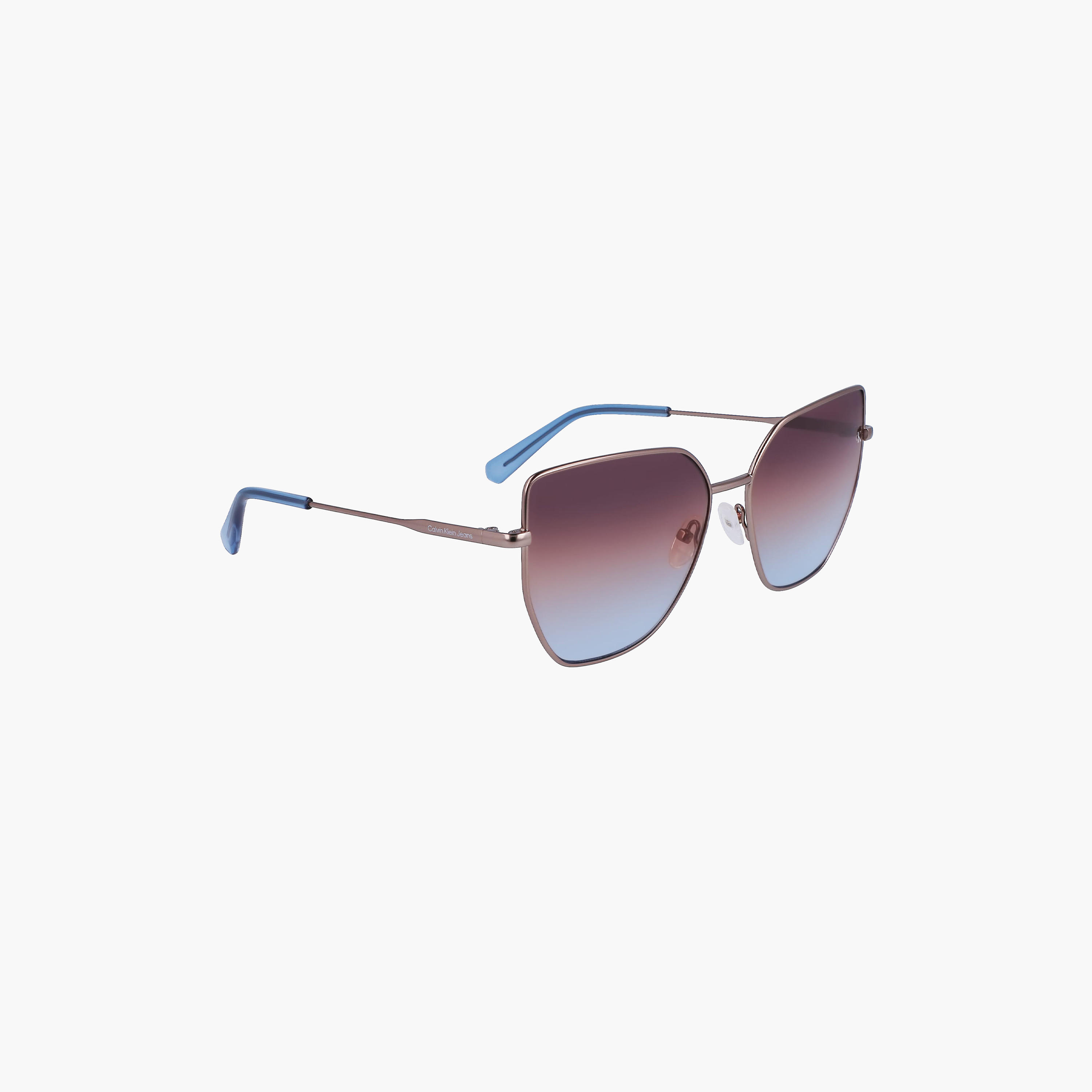 كالفن كلاين - نظارة شمسية -  شكل فراشة - بني - مقاس 60 ملم CKJ23202S-women-sunglasses-image-2