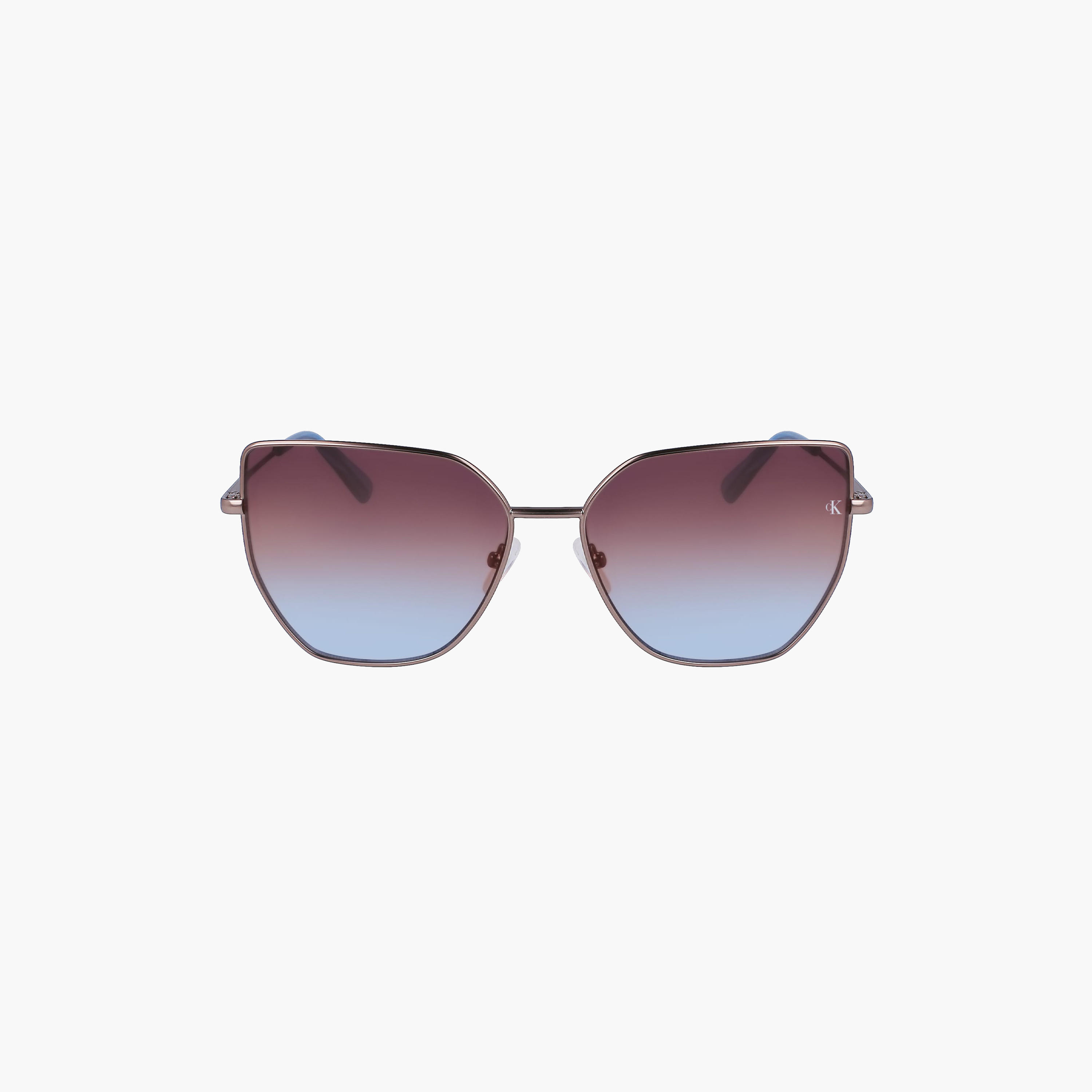 كالفن كلاين - نظارة شمسية -  شكل فراشة - بني - مقاس 60 ملم CKJ23202S-women-sunglasses-image-3