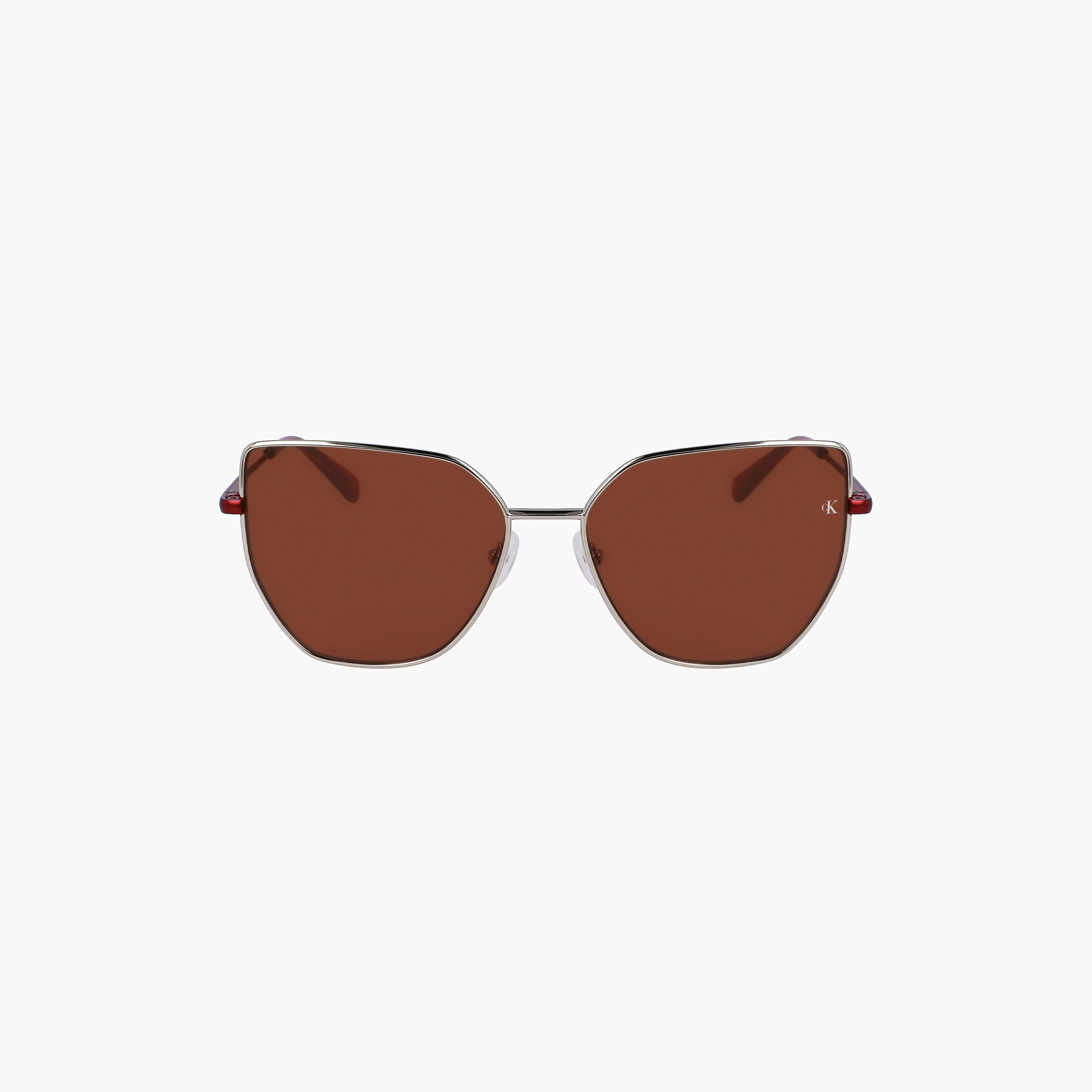 كالفن كلاين - نظارة شمسية -  شكل فراشة - أحمر - مقاس 60 ملم CKJ23202S-women-sunglasses-image-3