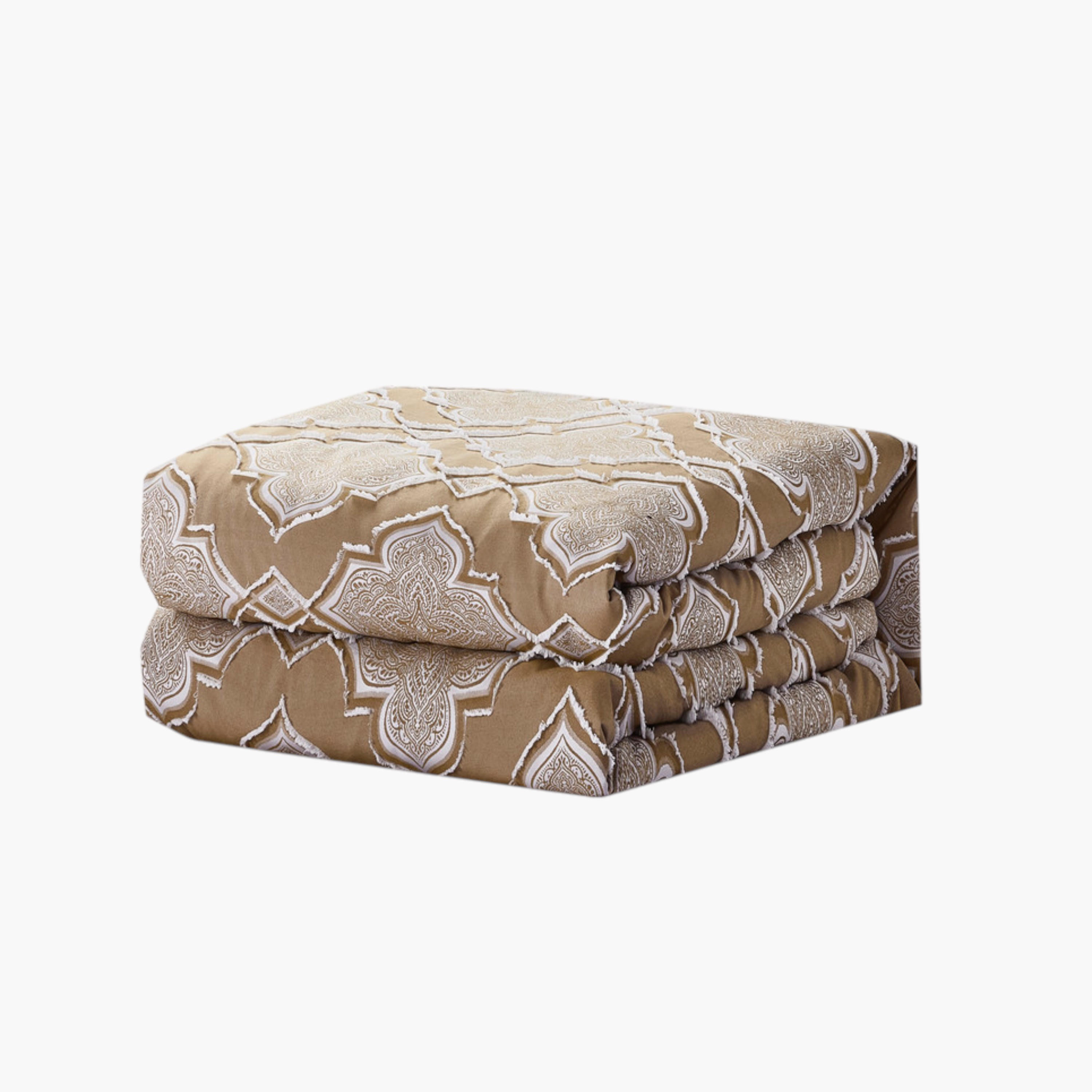 طقم لحاف جاكار كينج 6 قطع من يونيك هوم - 260x240 سم-household-bedding-comfortersandbedspreads-comforters-image-4