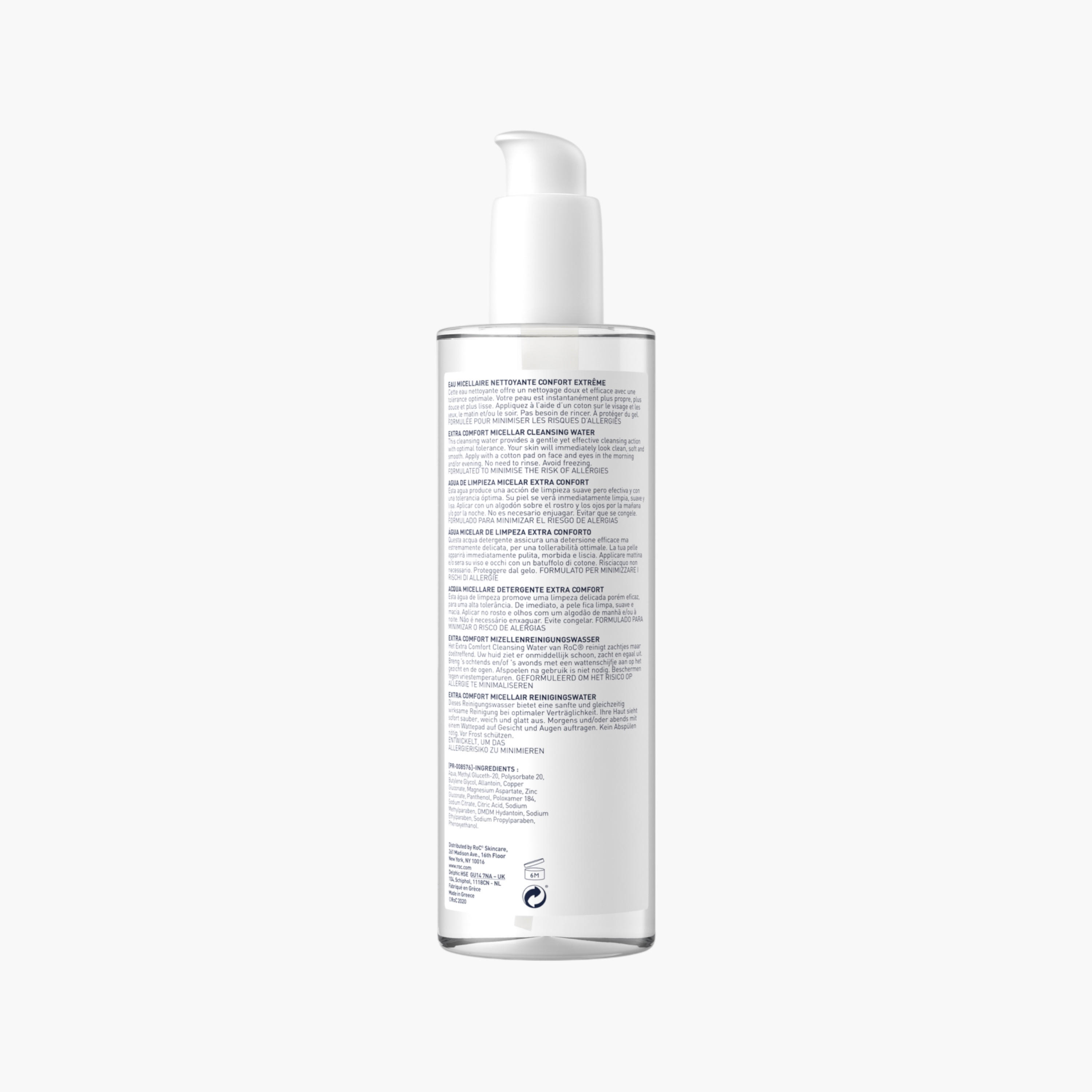 ROC Extra Comfort Micellar Cleansing Water - 400 ml-beautyandpersonalcare-makeup-face-makeupremovers-image-2