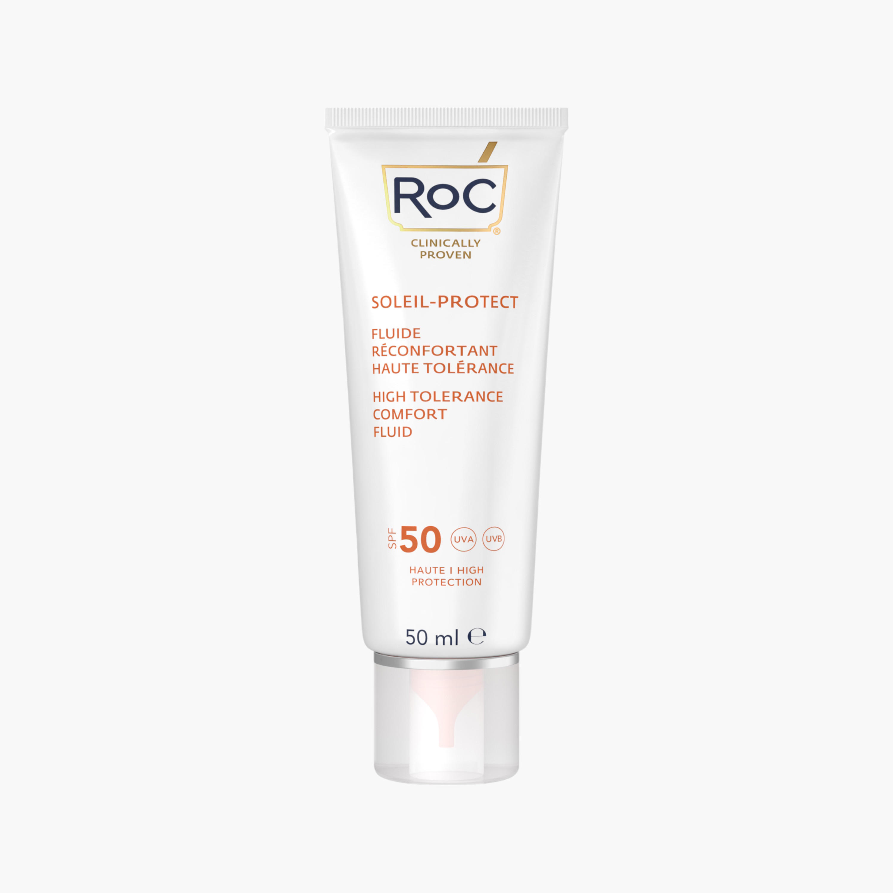 ROC Soleil Protect High Tolerance Comfort Fluid  SPF 50 - 50 ml-beautyandpersonalcare-skin-moisturisers-facemoisturisers-image-1