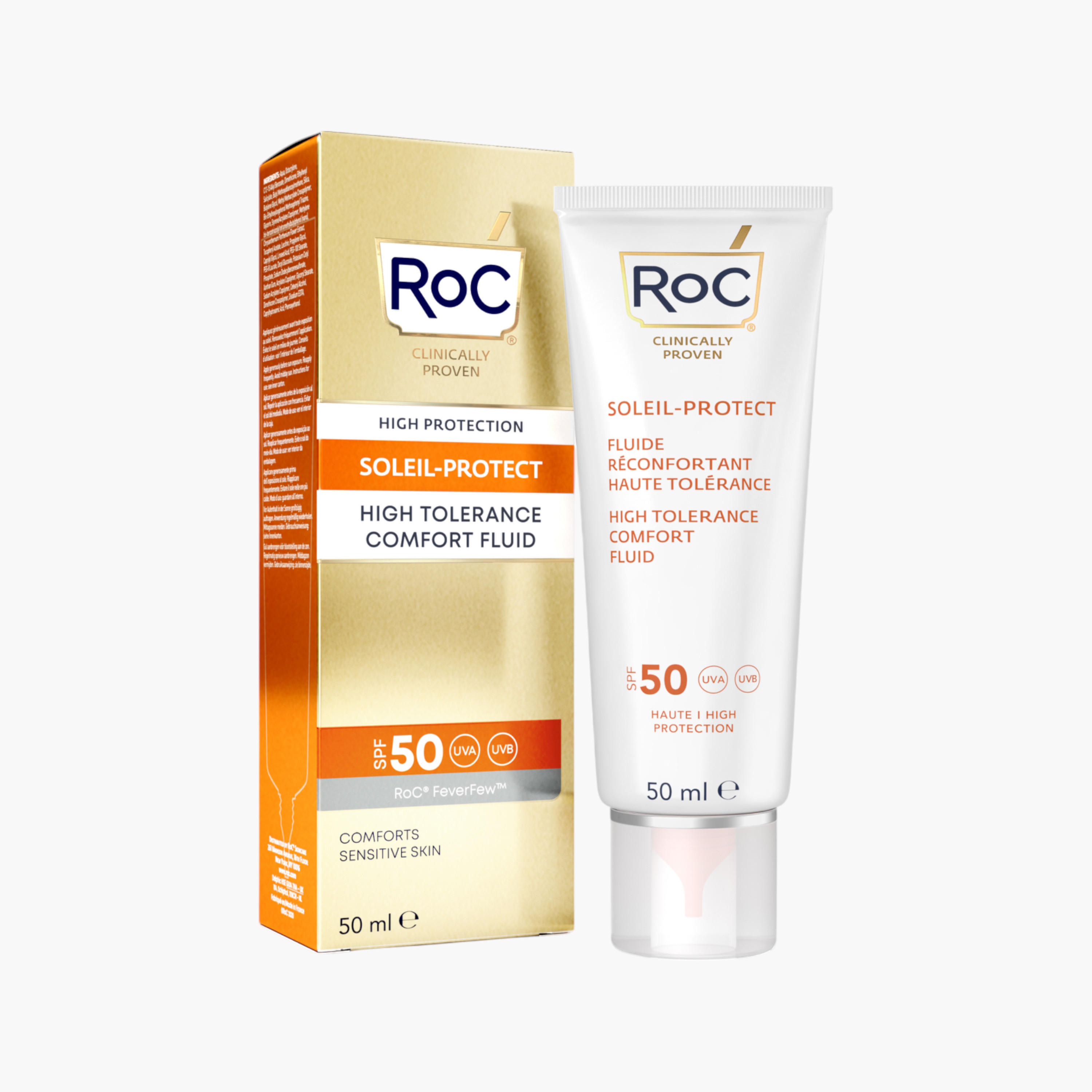 ROC Soleil Protect High Tolerance Comfort Fluid  SPF 50 - 50 ml-beautyandpersonalcare-skin-moisturisers-facemoisturisers-image-2