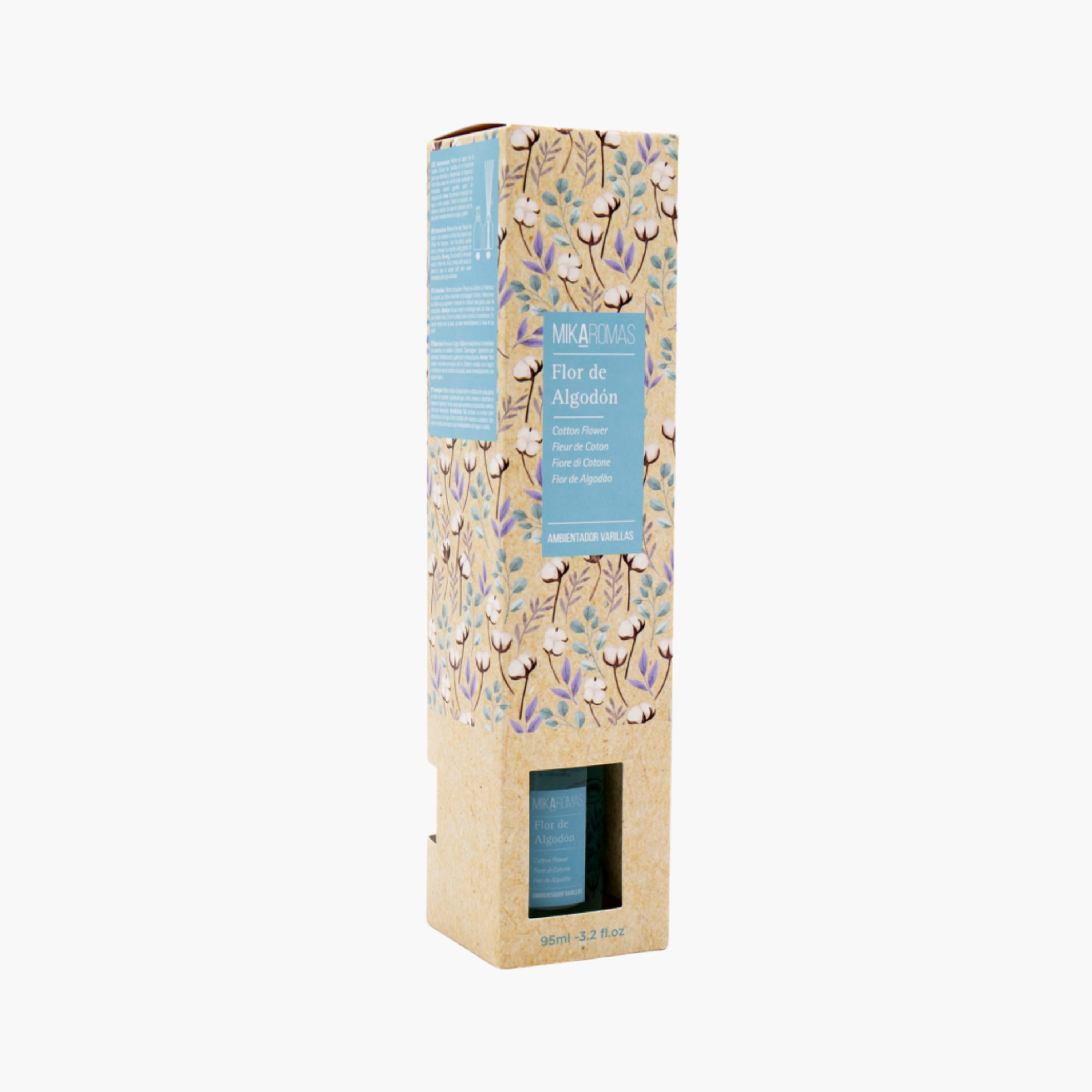موزع عطور برائحة زهرة القطن من ميكاروماس - 95 مل-household-homefragrance-reeddiffusers-image-2