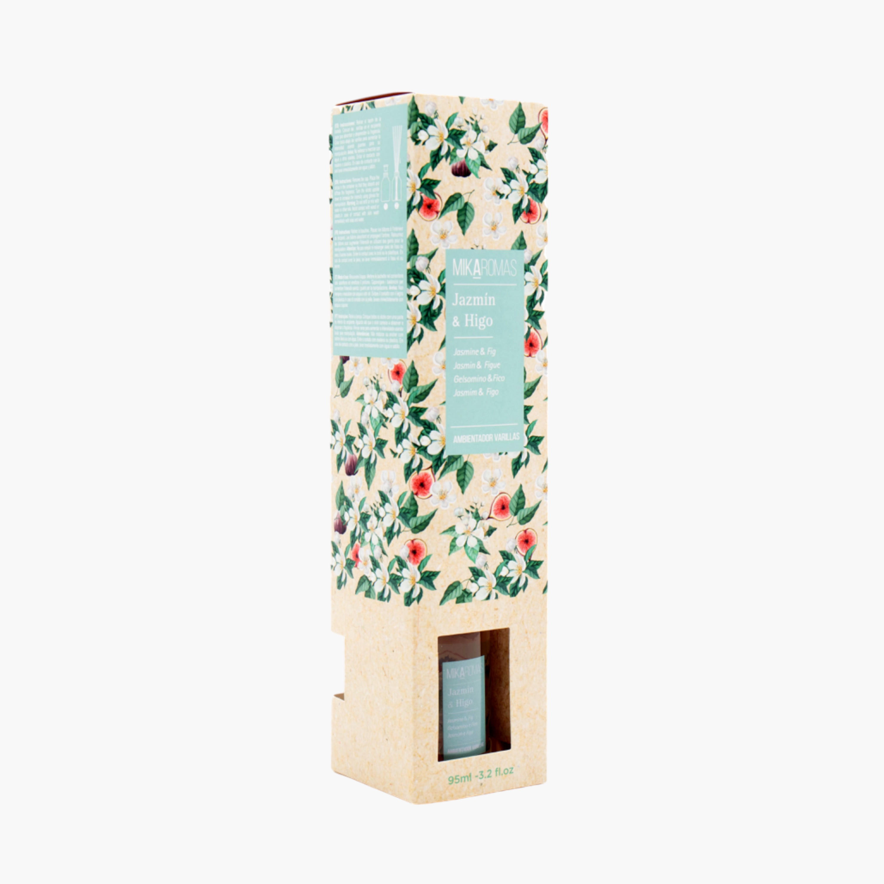 موزع عطور بأعواد خشبية برائحة الياسمين والتين من ميكاروماس - 95 مل-household-homefragrance-reeddiffusers-image-3