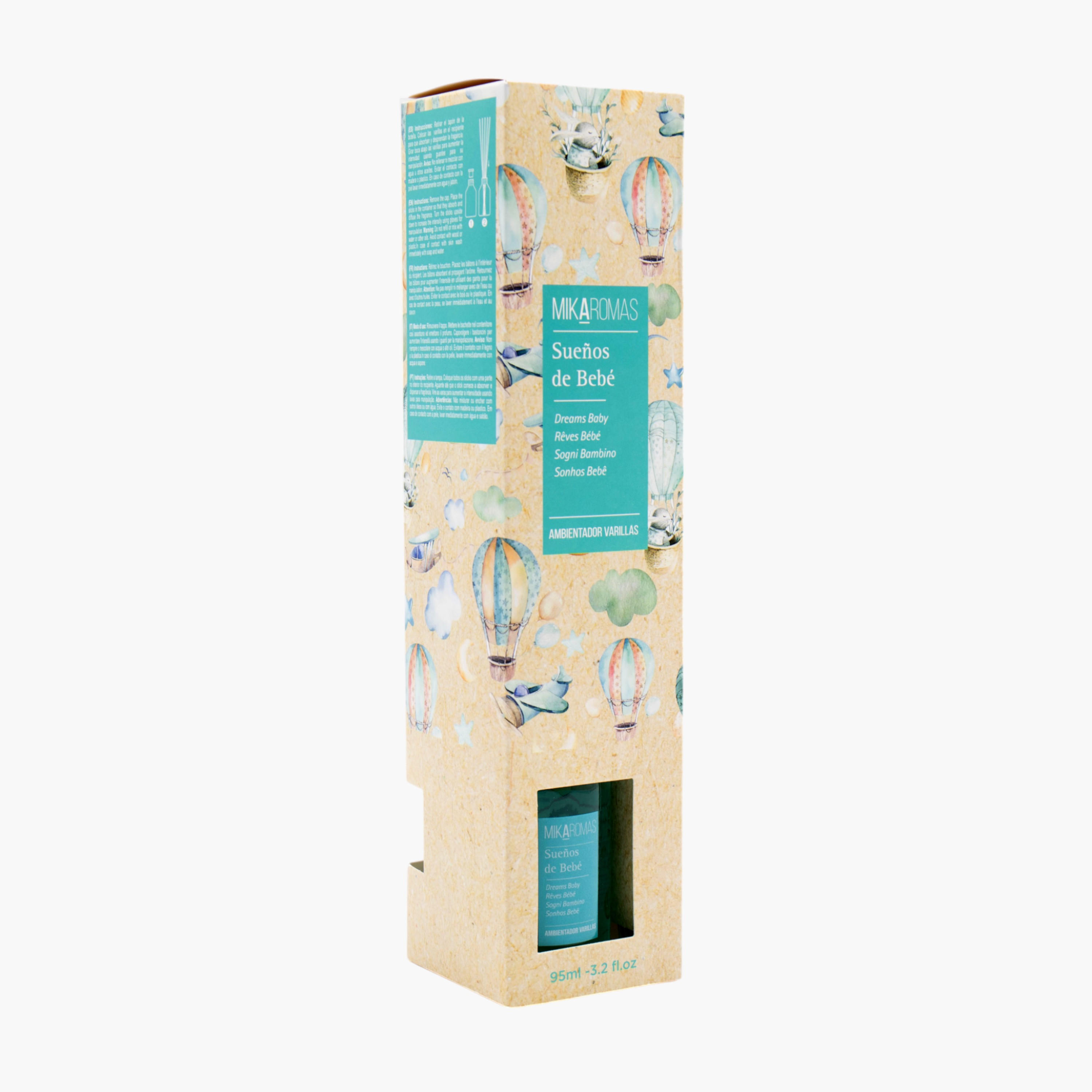 Mikaromas Baby Dreams Reed Diffuser - 95 ml-household-homefragrance-reeddiffusers-image-2