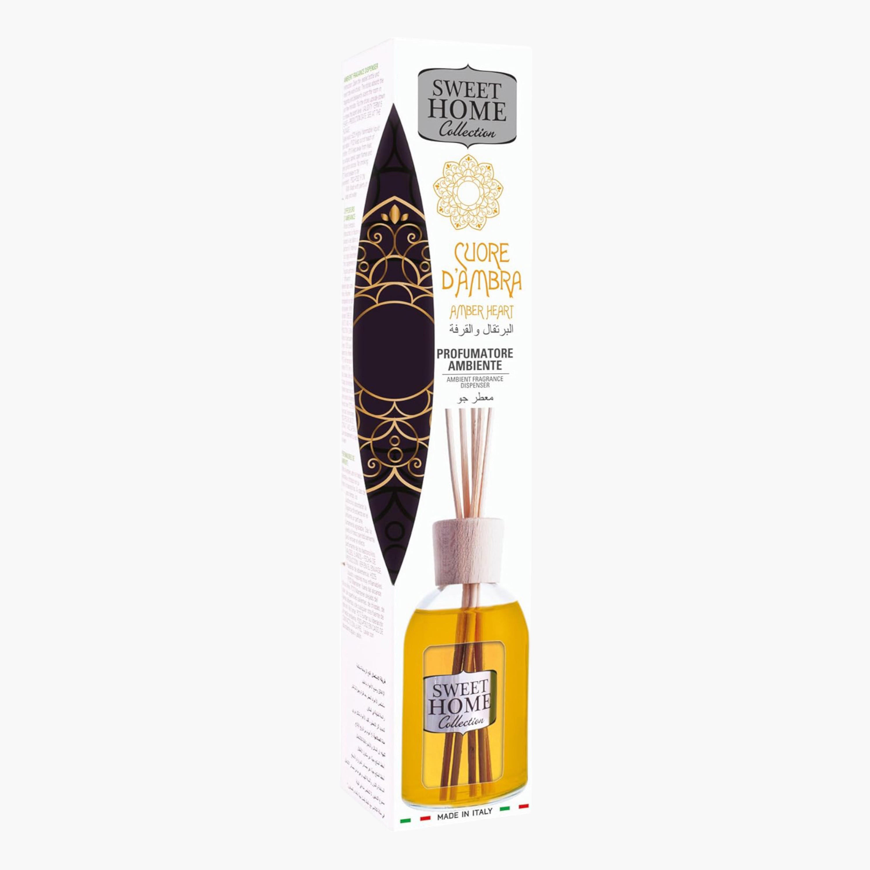 موزع عطور قلب العنبر من سويت هوم - 100 مل-household-homefragrance-reeddiffusers-image-1