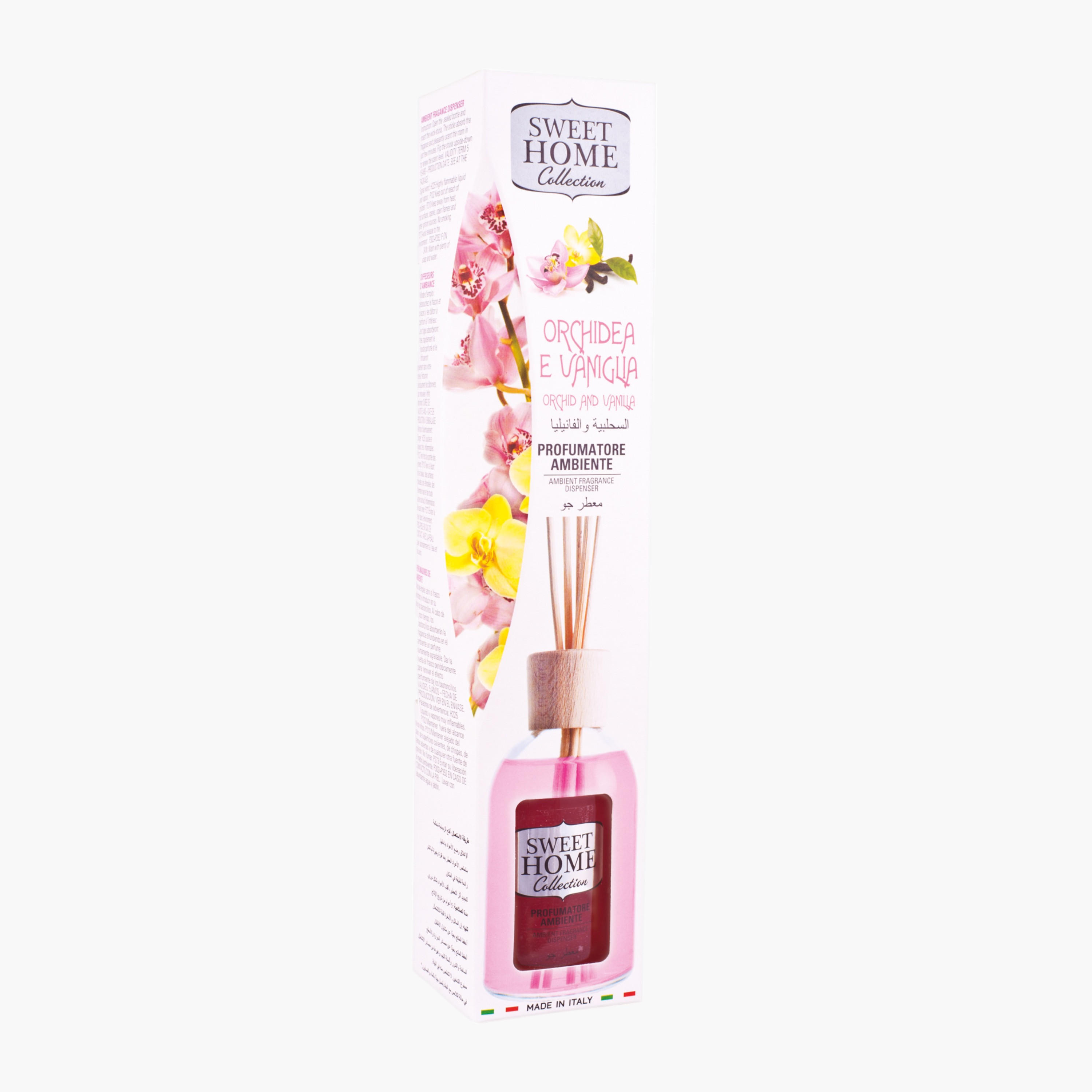 موزع عطور أعواد برائحة الأوركيد والفانيليا من سويت هوم-household-homefragrance-reeddiffusers-image-1