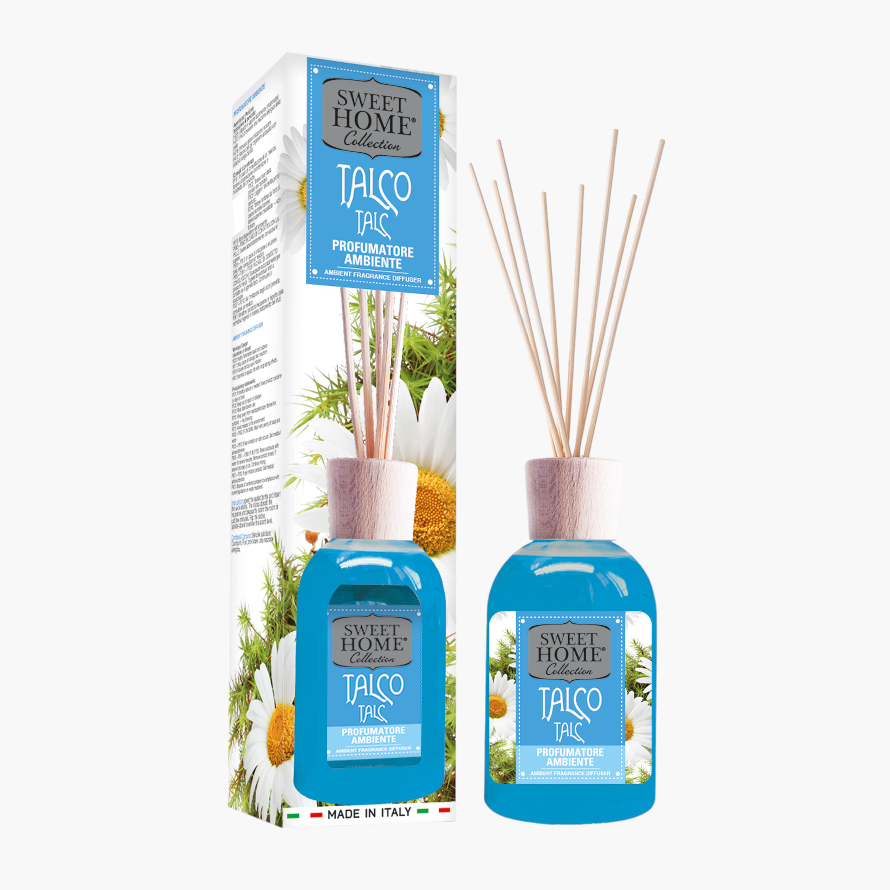 Sweet Home Talc Reed Diffuser - 250 ml-household-homefragrance-reeddiffusers-image-1